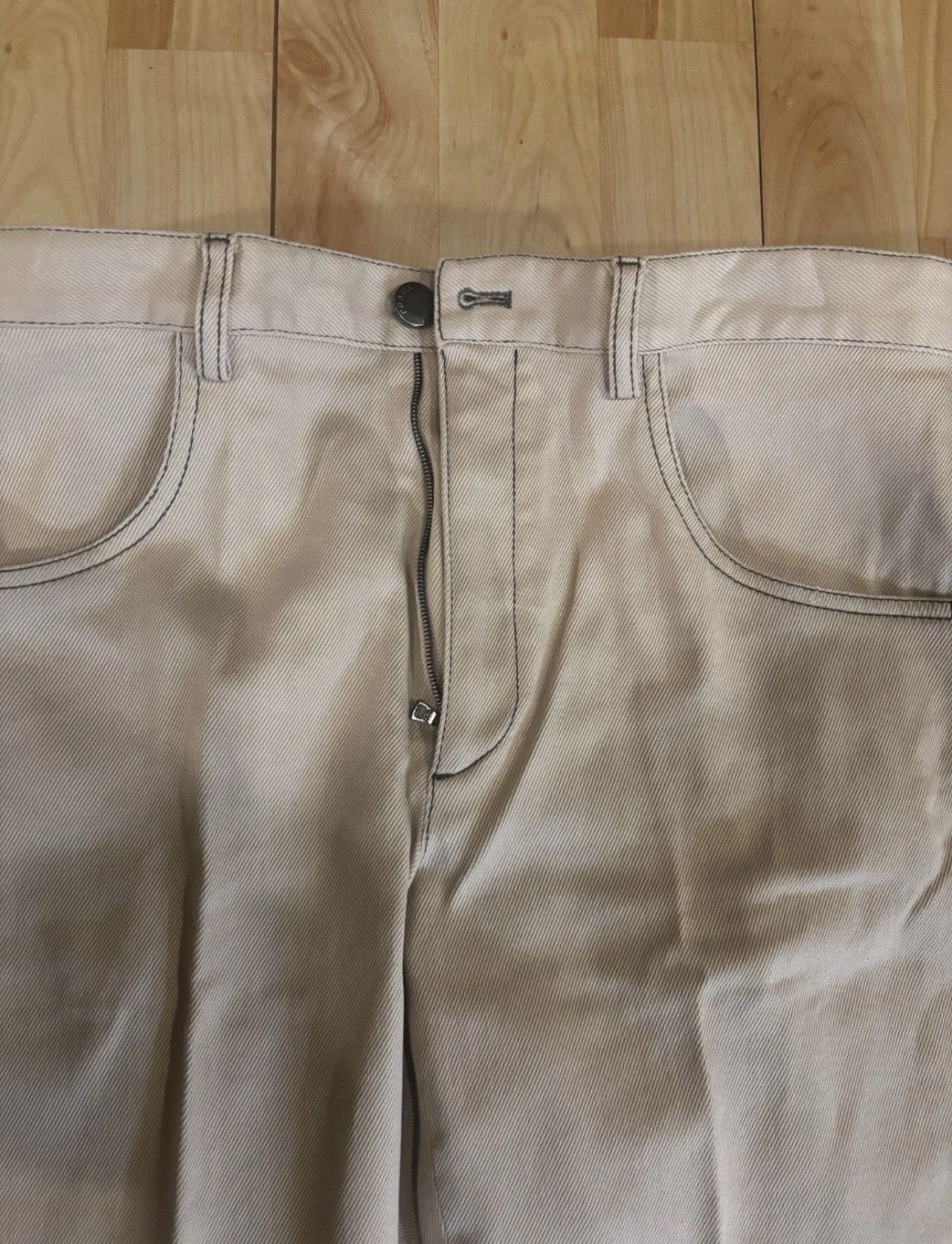 Prada Cream Pants.mp077 Size US 32 / EU 48 - 6 Thumbnail