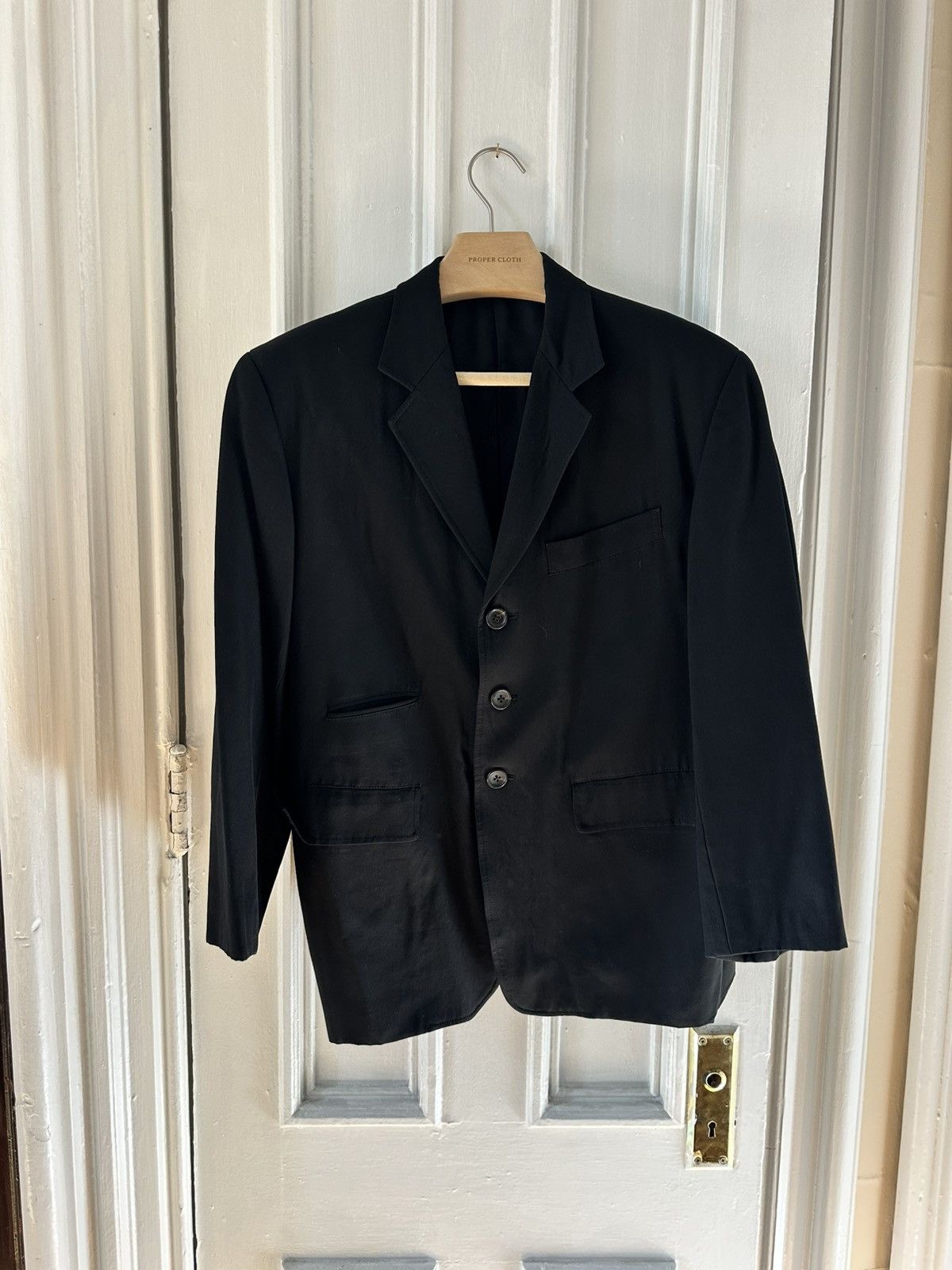 Yohji Yamamoto Yohji Yamamoto Wool Oversized Blazer Size 40S - 1 Thumbnail