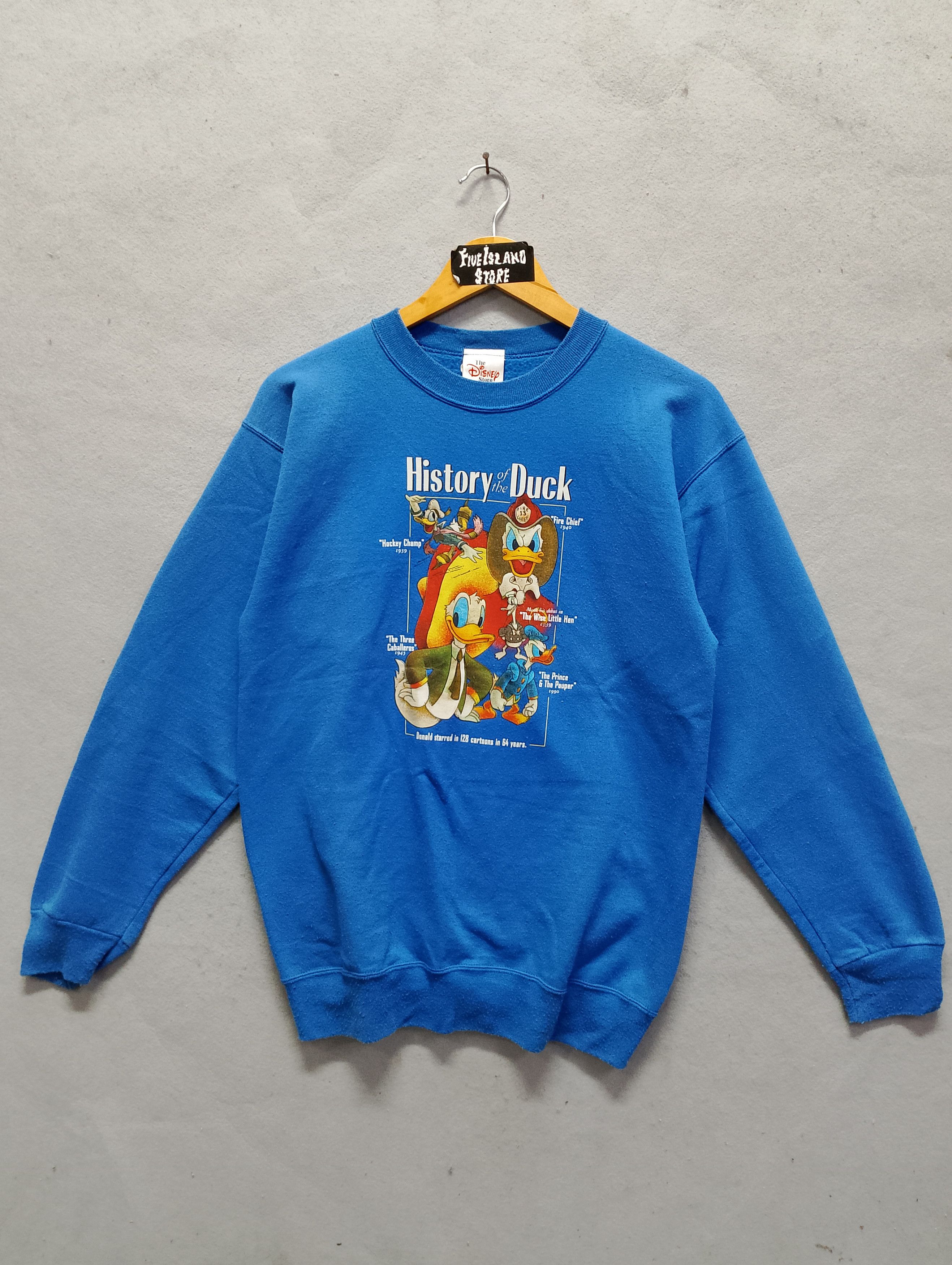 Disney Vintage Disney “History of the Duck” Donald Duck Sweatshirt Size US S / EU 44-46 / 1 - 2 Thumbnail