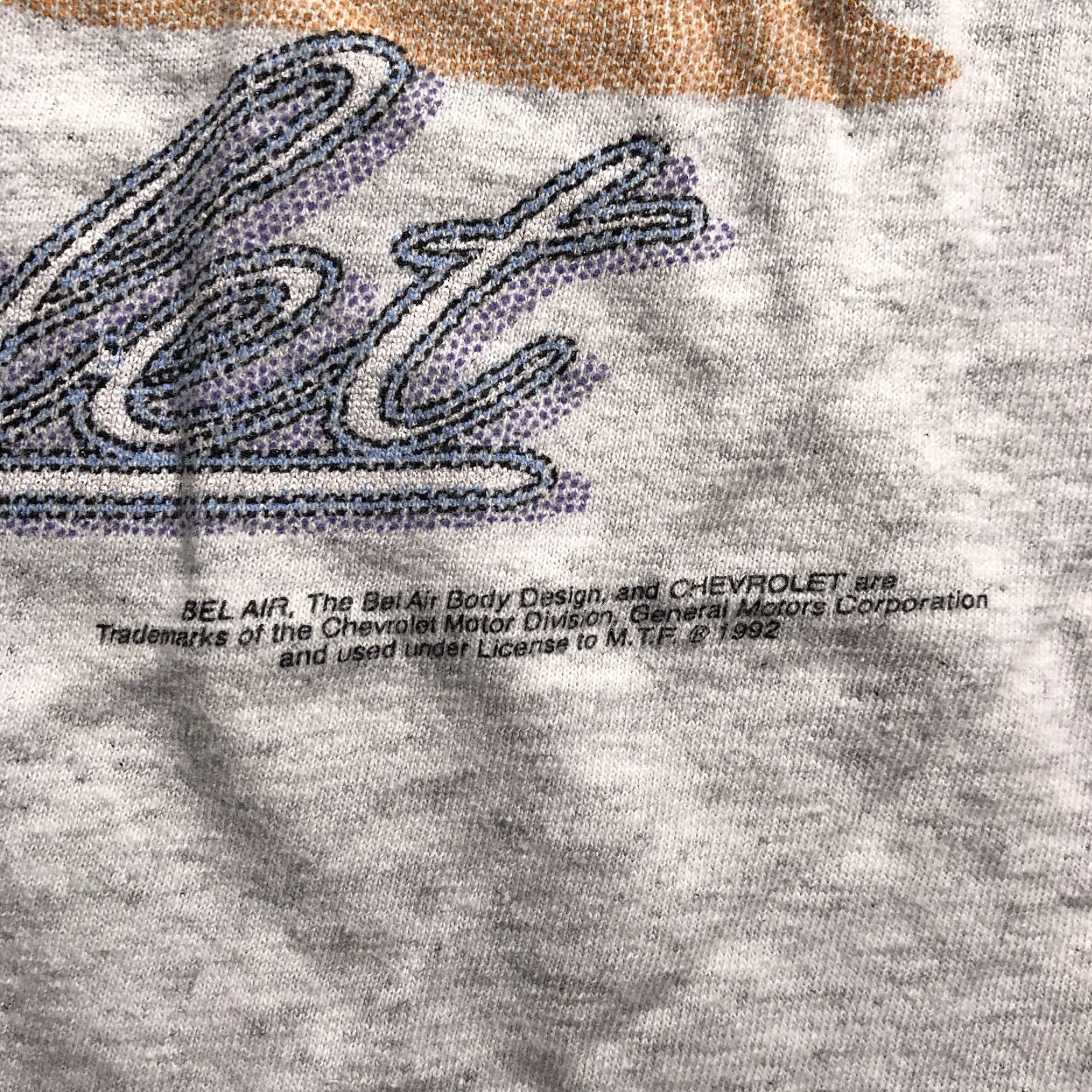 Vintage VINTAGE Chevrolet Bel Air T Shirt Mens L Gray 1990s 90s The American Sportsman Chevy Classic Cars Heathered Gray L Shirt Size US L / EU 52-54 / 3 - 3 Thumbnail