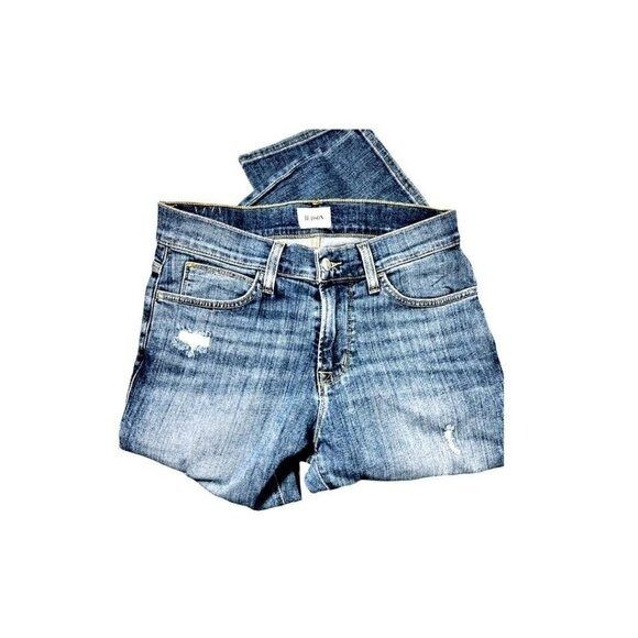 Hudson Hudson Mens Ace Med Wash Mid Rise Distressed Skinny Jeans Sz Size US 32 / EU 48 - 7 Thumbnail