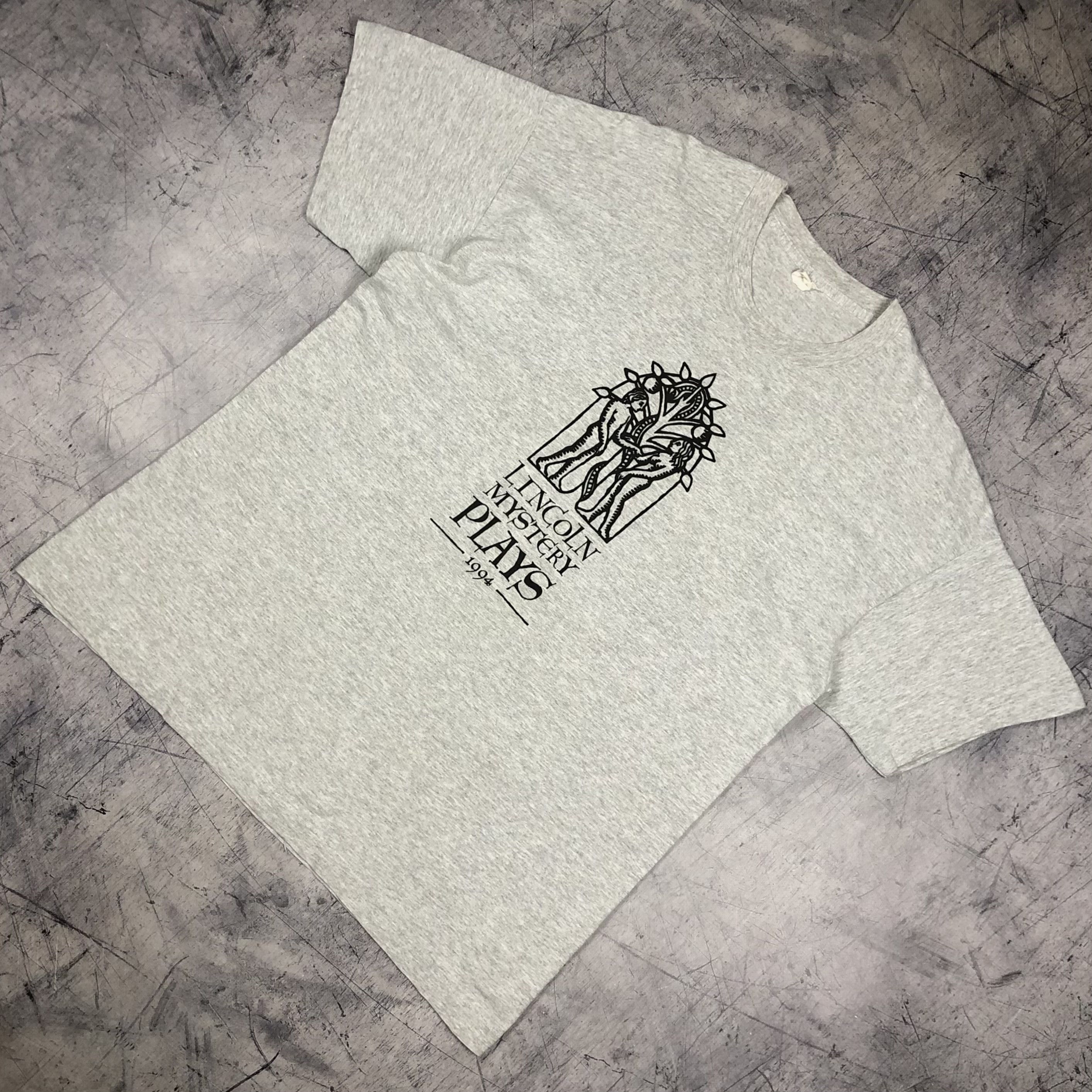 Vintage 1994 Lincoln Mystery Plays Adam Eva Tee Size US XL / EU 56 / 4 - 5 Thumbnail