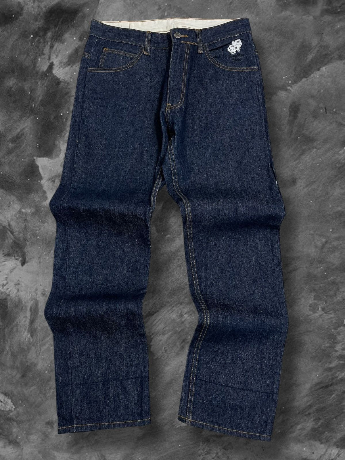 Japanese Brand Vintage Y2K Designer Japan LateComer Streetwear Mickey Denim Size US 32 / EU 48 - 8 Thumbnail