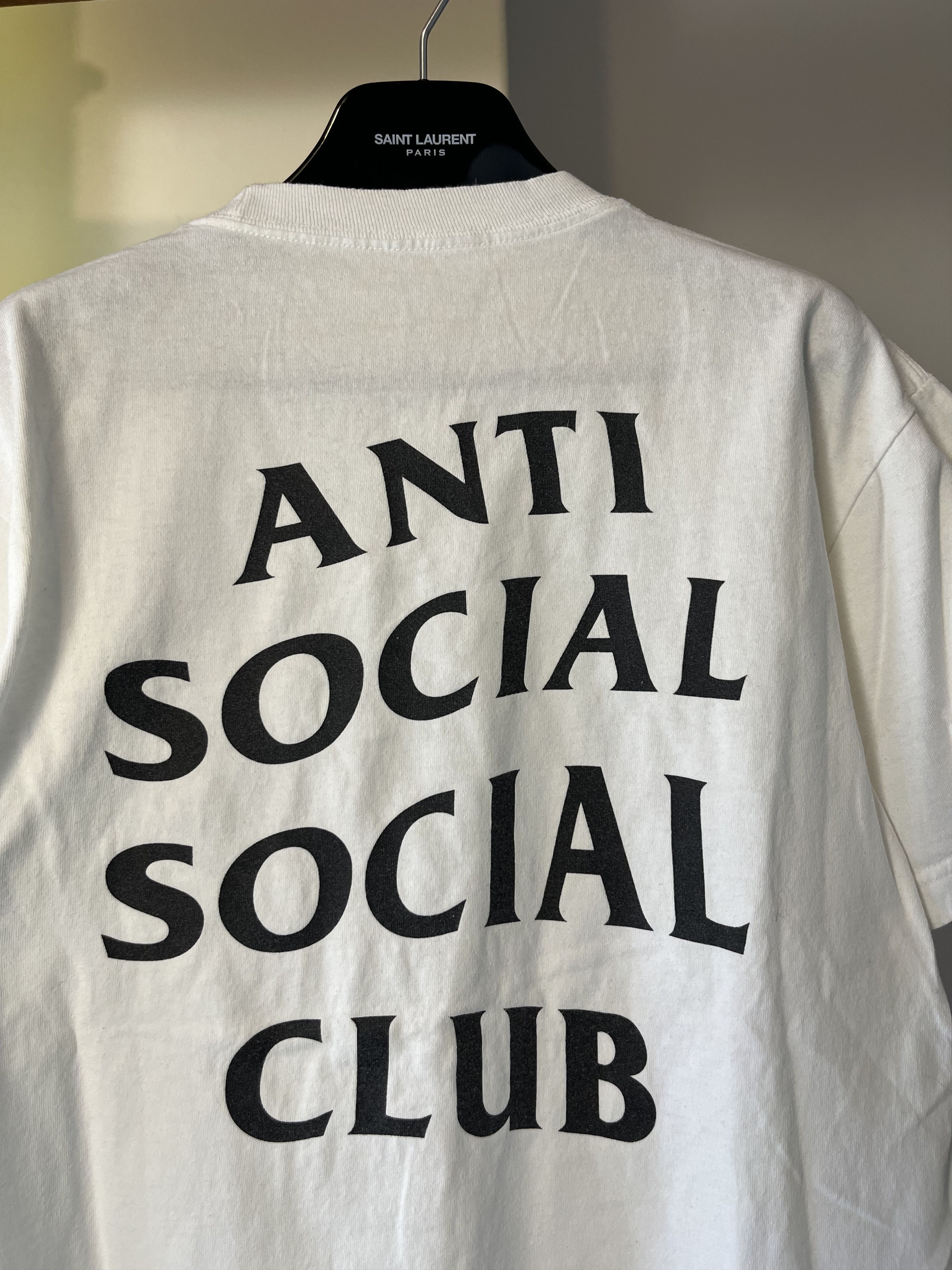 Anti Social Social Club × Vintage Anti Social Social Club ASSC Classic Logo White Tee Size US S / EU 44-46 / 1 - 2 Thumbnail