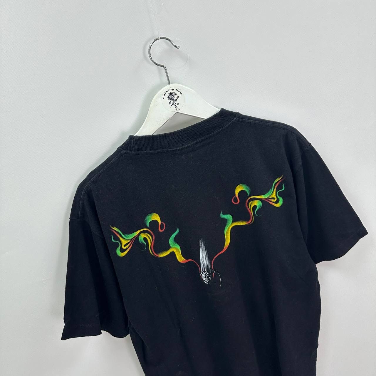 Bob Marley Vintage 90s Bob Marley Crying cigarette reggie tee joint y2k Size US L / EU 52-54 / 3 - 3 Thumbnail
