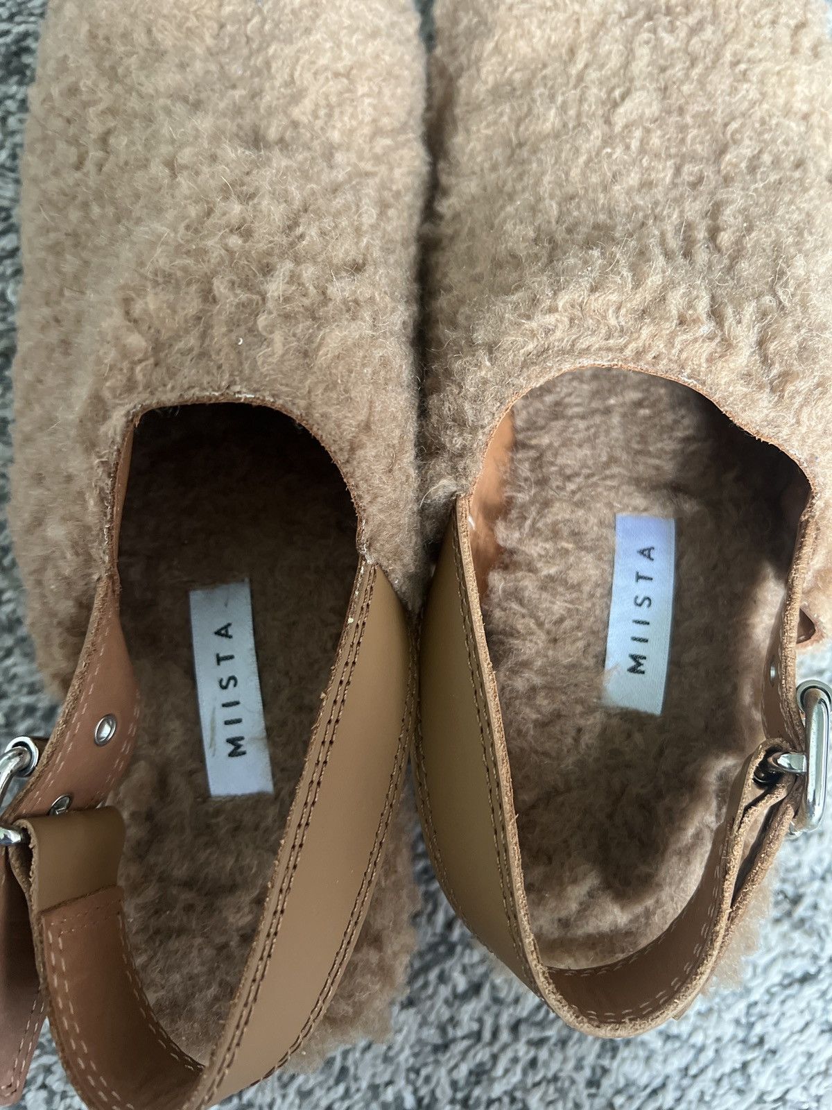 Miista Miista Faux Fur Mules Size US 10 / IT 40 - 5 Thumbnail