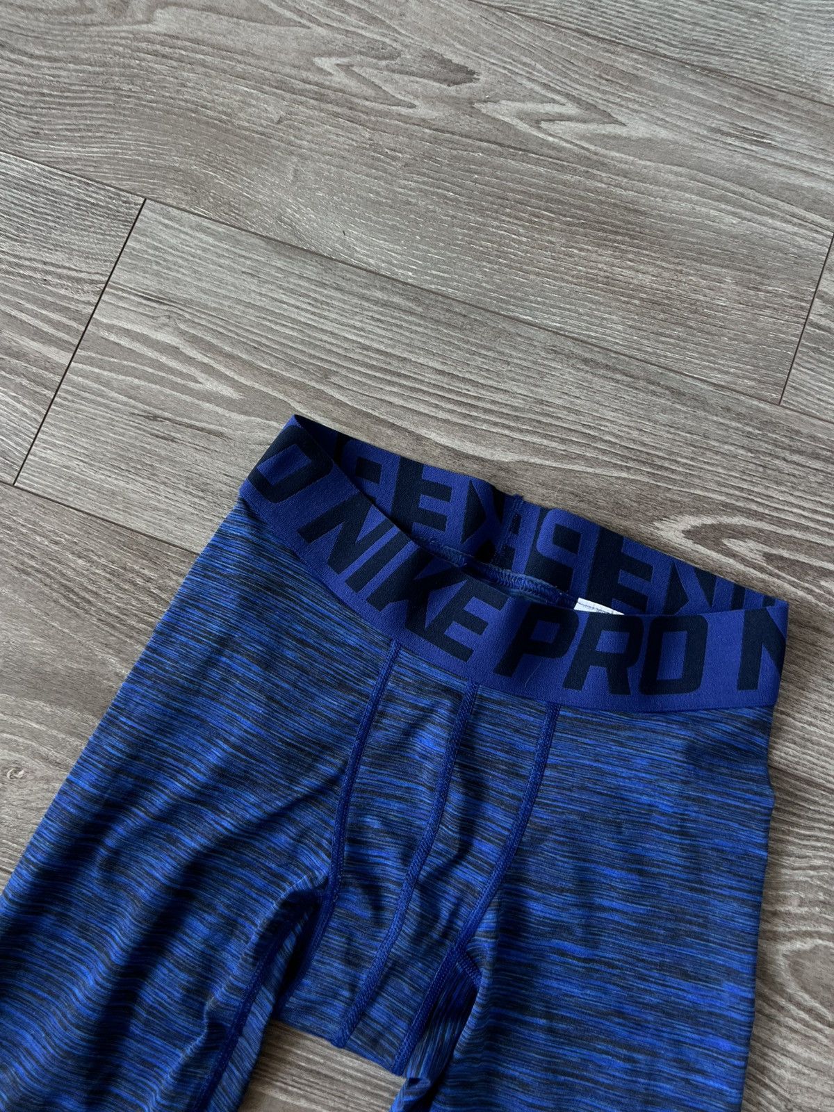 Nike Nike Pro Combat Compression 3/4 Big Logo Gym/Fight Leggins Size US 32 / EU 48 - 4 Thumbnail