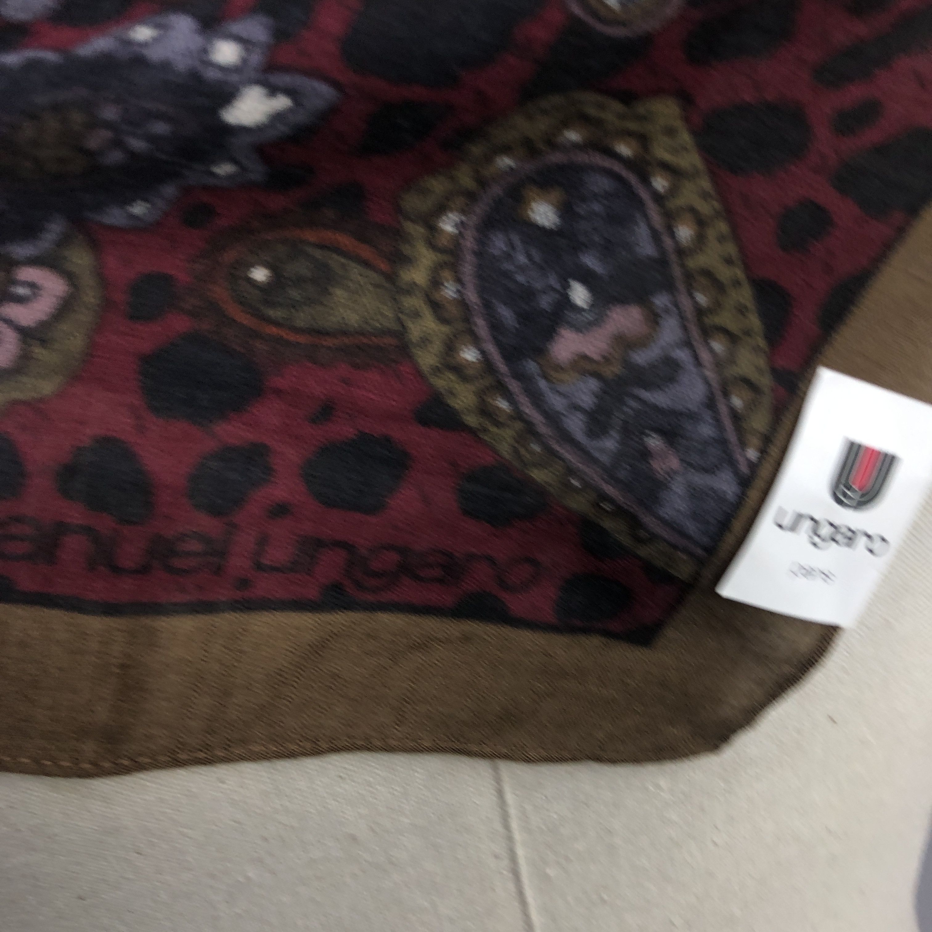 Emanuel Ungaro NWT Vintage Ungaro SILK Scarf Twill Stole Wraps Scarves Size ONE SIZE - 12 Thumbnail