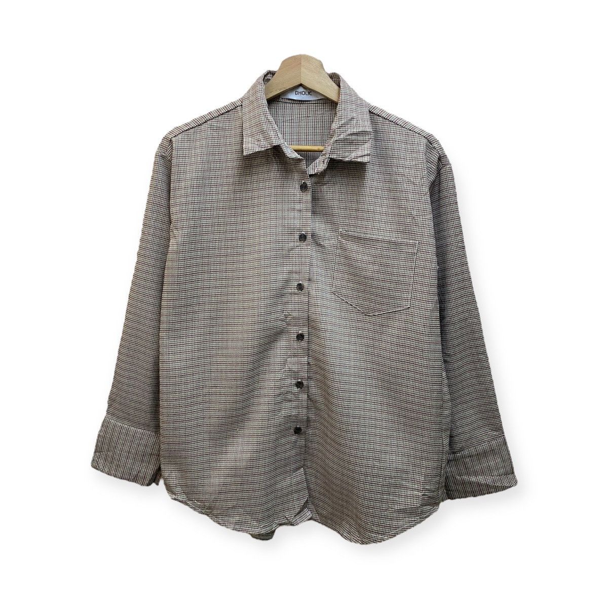 Japanese Brand × Vintage Japanese Brand Dholic Plaid Tartan Flannel Shirt Size S / US 4 / IT 40 - 1 Thumbnail
