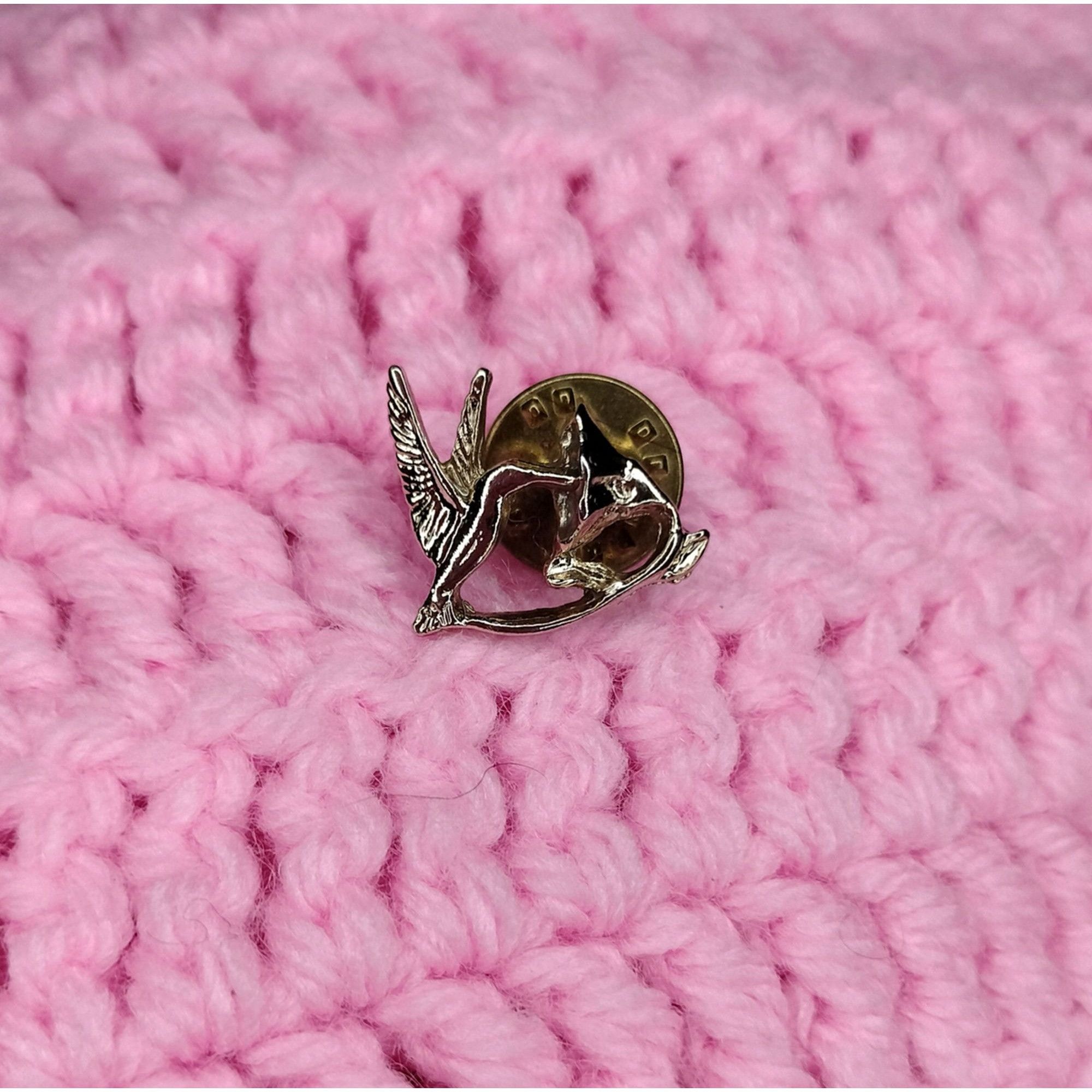 Vintage Ballou Regd Vintage Hummingbird Flower Lapel Pin Brooch Bird Size ONE SIZE - 12 Thumbnail