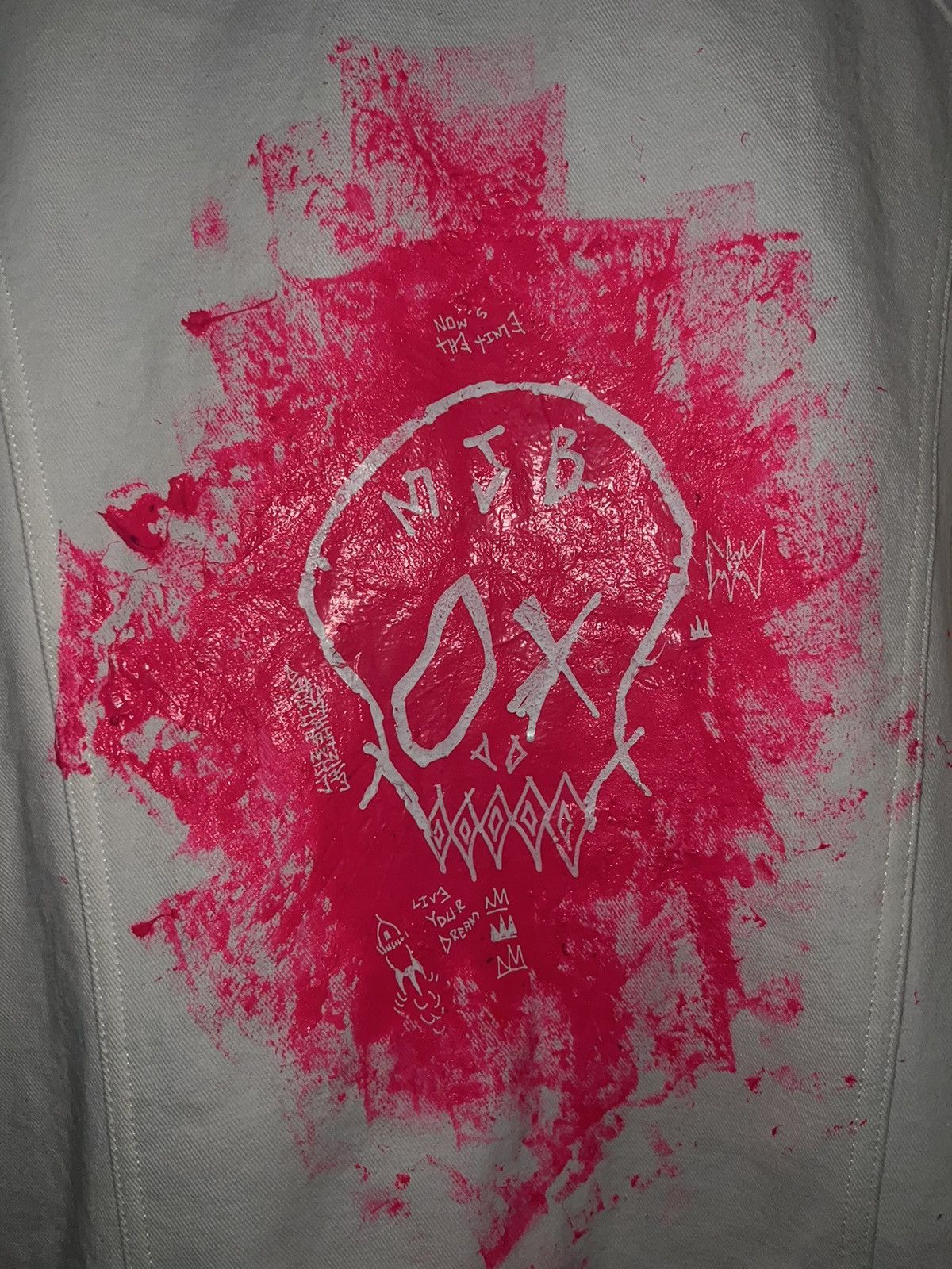 Marc Jacques Burton Graffiti Denim Jacket Size US XXL / EU 58 / 5 - 8 Thumbnail