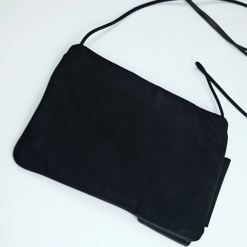 Miu Miu 1999 Miu Miu Leather Cross Body Bag in Black Size ONE SIZE - 7 Thumbnail