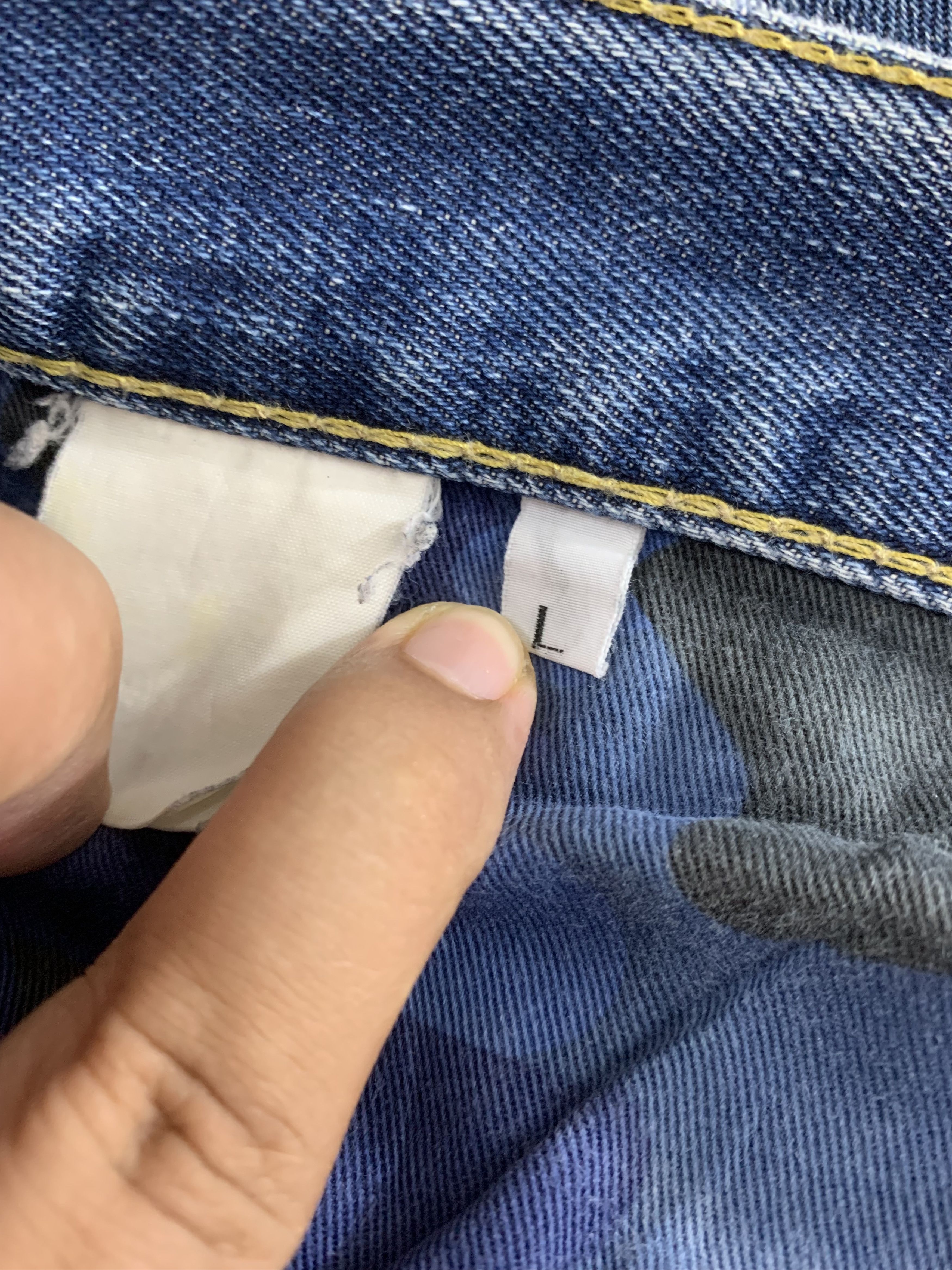 Bape OG A Bathing Ape Distressed Bape Jeans Bapesta Denim Size US 38 / EU 54 - 11 Thumbnail