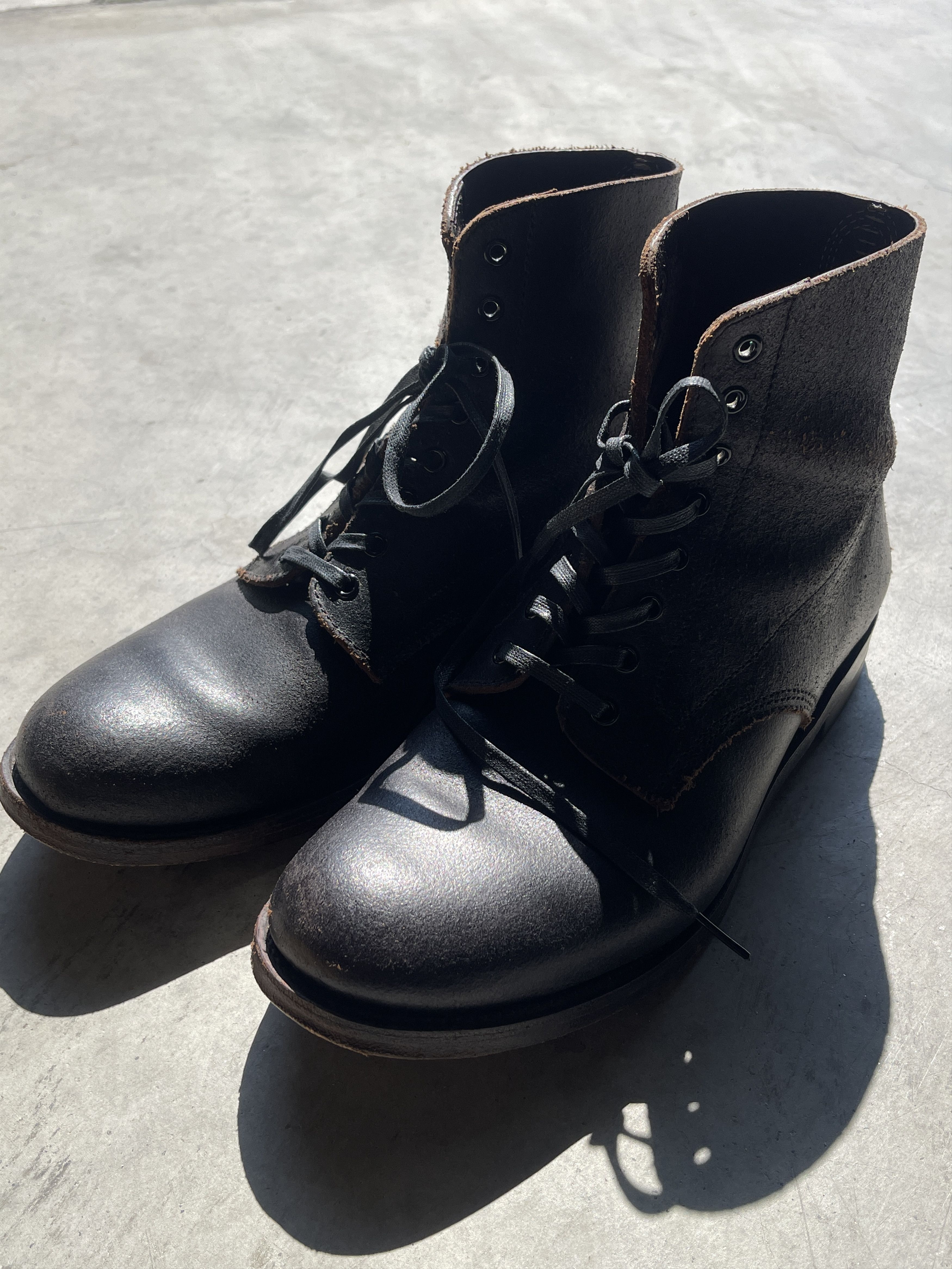 PHIGVEL MAKERS & Co. Phigvel makers Service Boots – Horween Leather (Size 9.5) Size US 9.5 / EU 42-43 - 4 Thumbnail