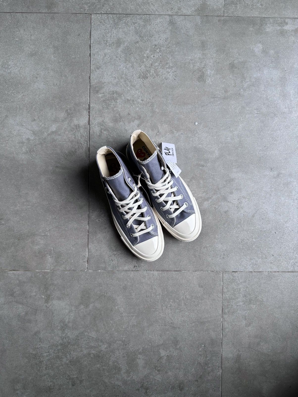 Comme des Garcons PLAY × Converse CDG PLAY x CONVERSE HI CHUCK TAILOR 70 Size US 7 / IT 37 - 8 Thumbnail