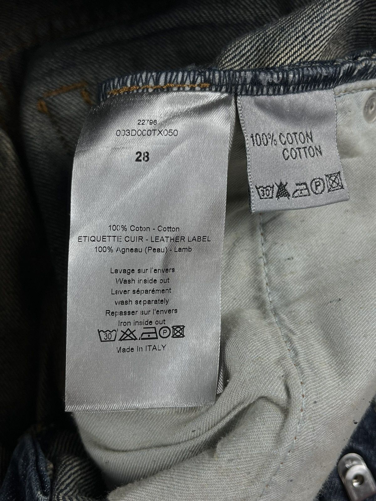 Dior Dior Homme Faded Blue Denim Jeans Size US 28 / EU 44 - 8 Thumbnail