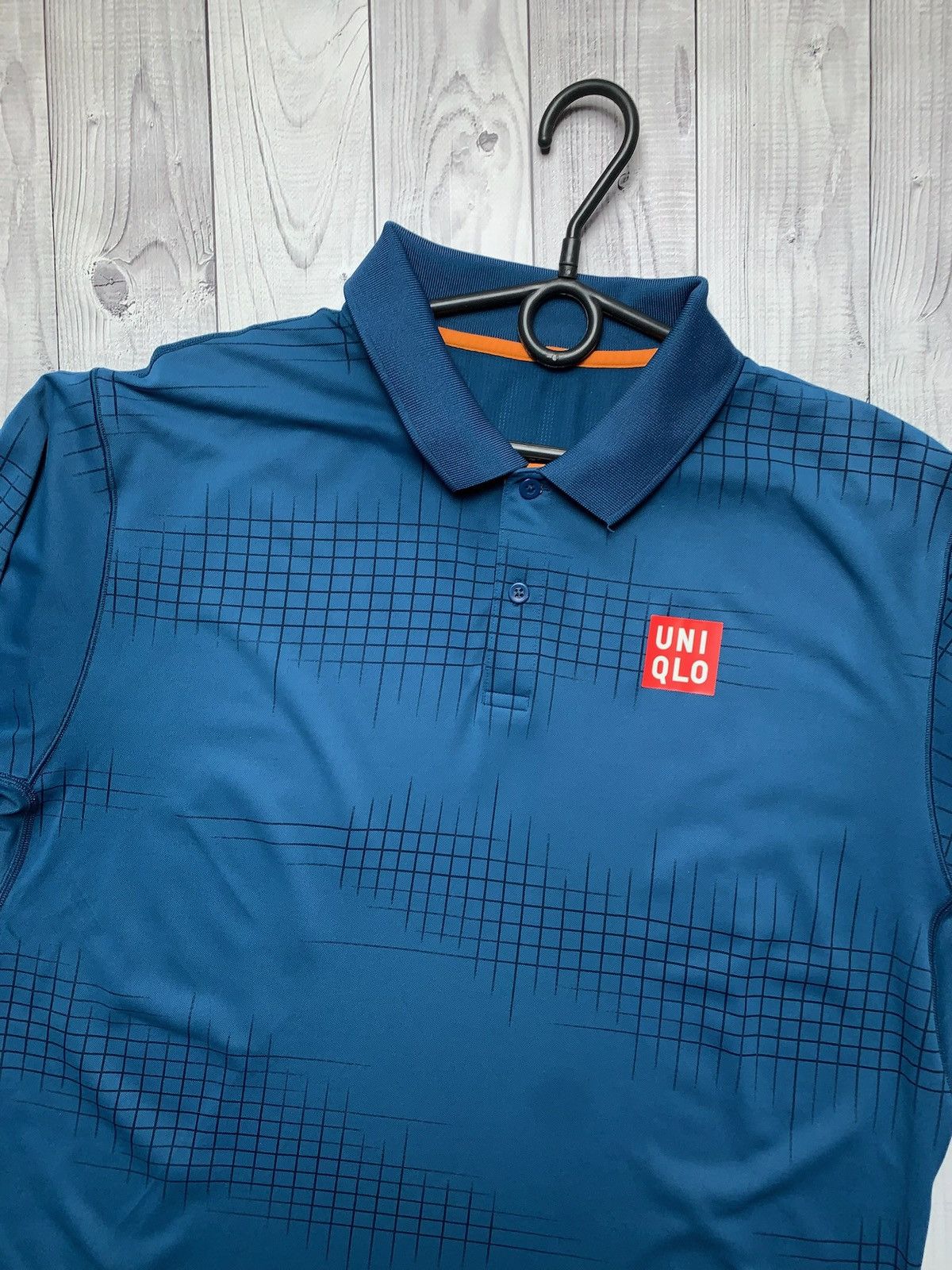 Uniqlo × Vintage UNIQLO Polo shirt × Roger Federer tennis player 2021 L Size US L / EU 52-54 / 3 - 4 Thumbnail