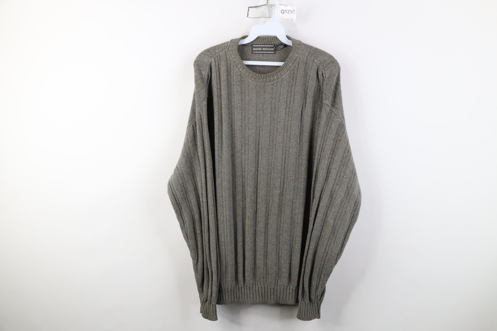 Vintage Vintage 90s Streetwear Fleck Hand Framed Knit Sweater USA Size US XL / EU 56 / 4 - 1 Thumbnail