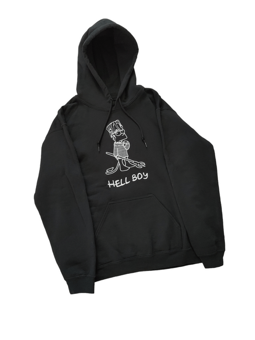 Black hellboy outlet hoodie