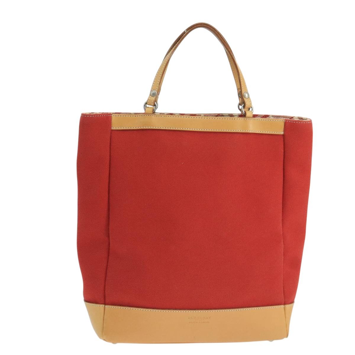 Burberry Blue Label Red Canvas Tote Bag (Pre-Owned) Size ONE SIZE - 1 Thumbnail