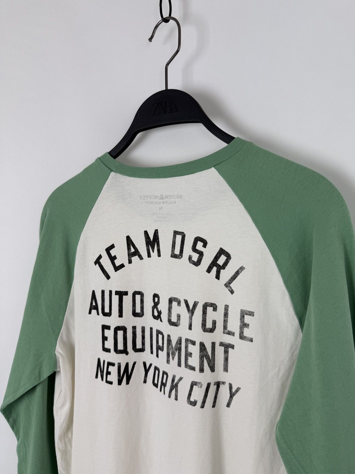 Denim & Supply Ralph Lauren Denim&Supply RL Two Tone Graphic Jersey Long Sleeve Size US S / EU 44-46 / 1 - 5 Thumbnail