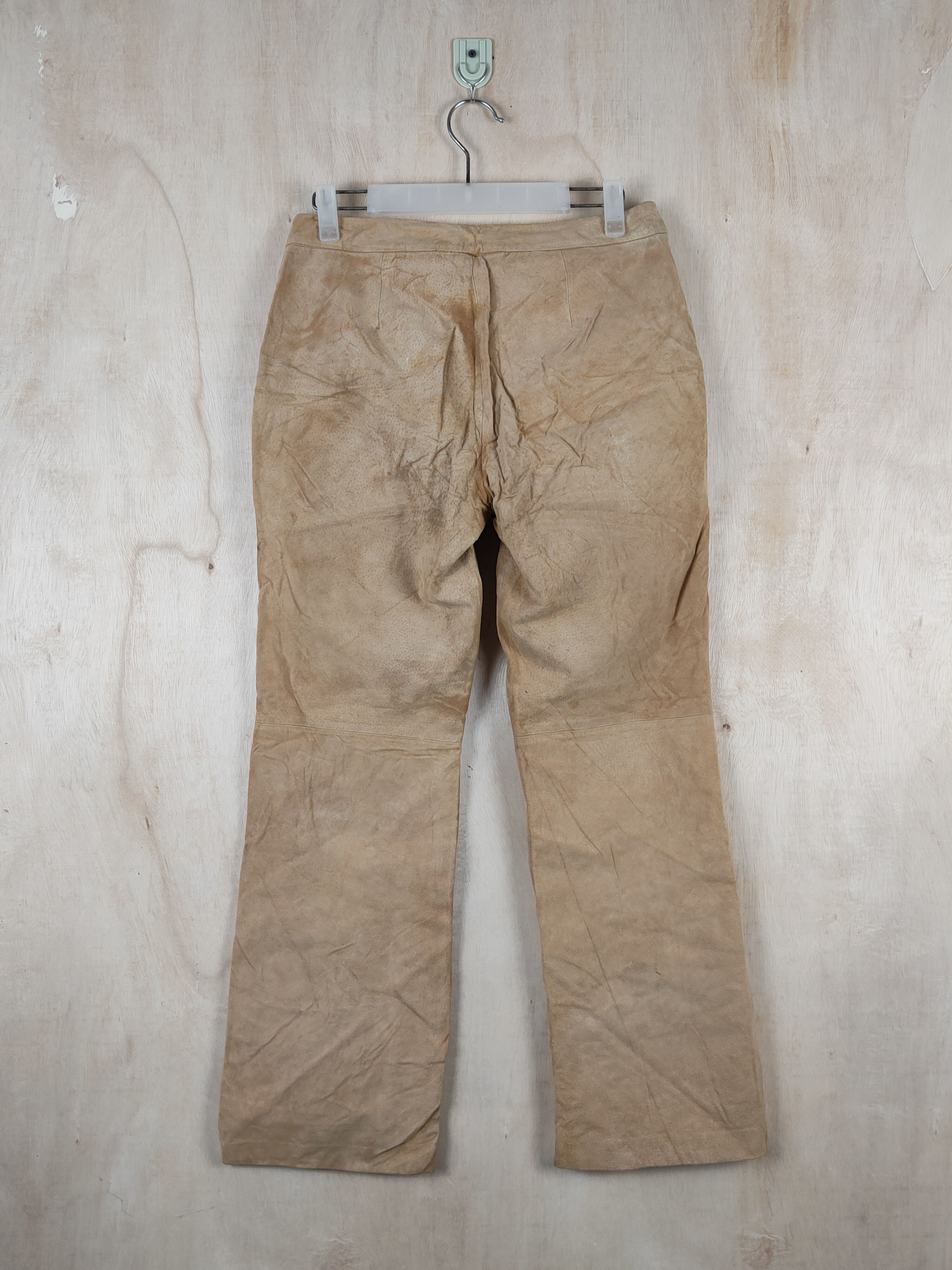 Leather Chadwick's Brown Multipocket Leather Pants #S2540 Size 28" / US 6 / IT 42 - 7 Thumbnail