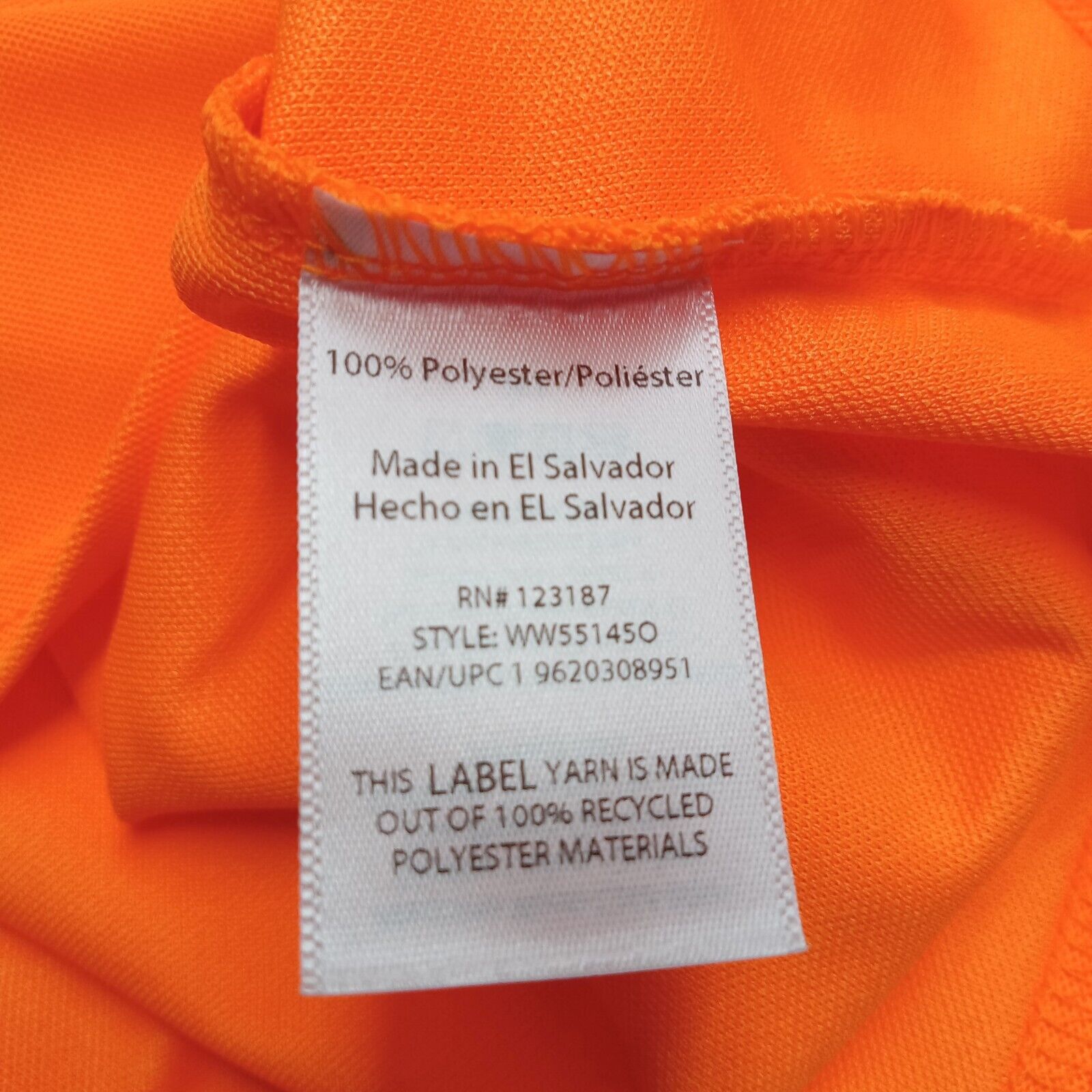 Wrangler Wrangler Performance Shirt Men's L (42-44) Orange Relaxed Size US L / EU 52-54 / 3 - 8 Thumbnail