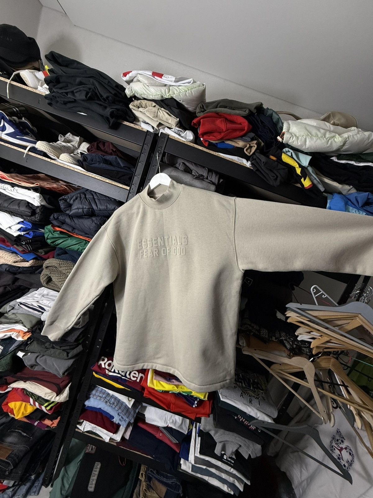 Fear of God Fear Of God Essentials Crewneck Sweatshirt Beige Oversized Size US XS / EU 42 / 0 - 10 Thumbnail