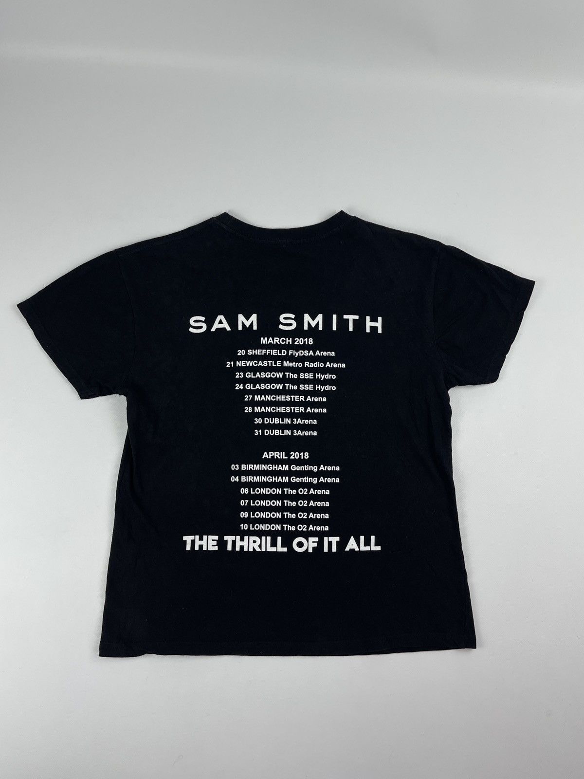 Band Tees × Vintage Sam Smith 2019 Black Tour T Shirt Size US M / EU 48-50 / 2 - 4 Thumbnail