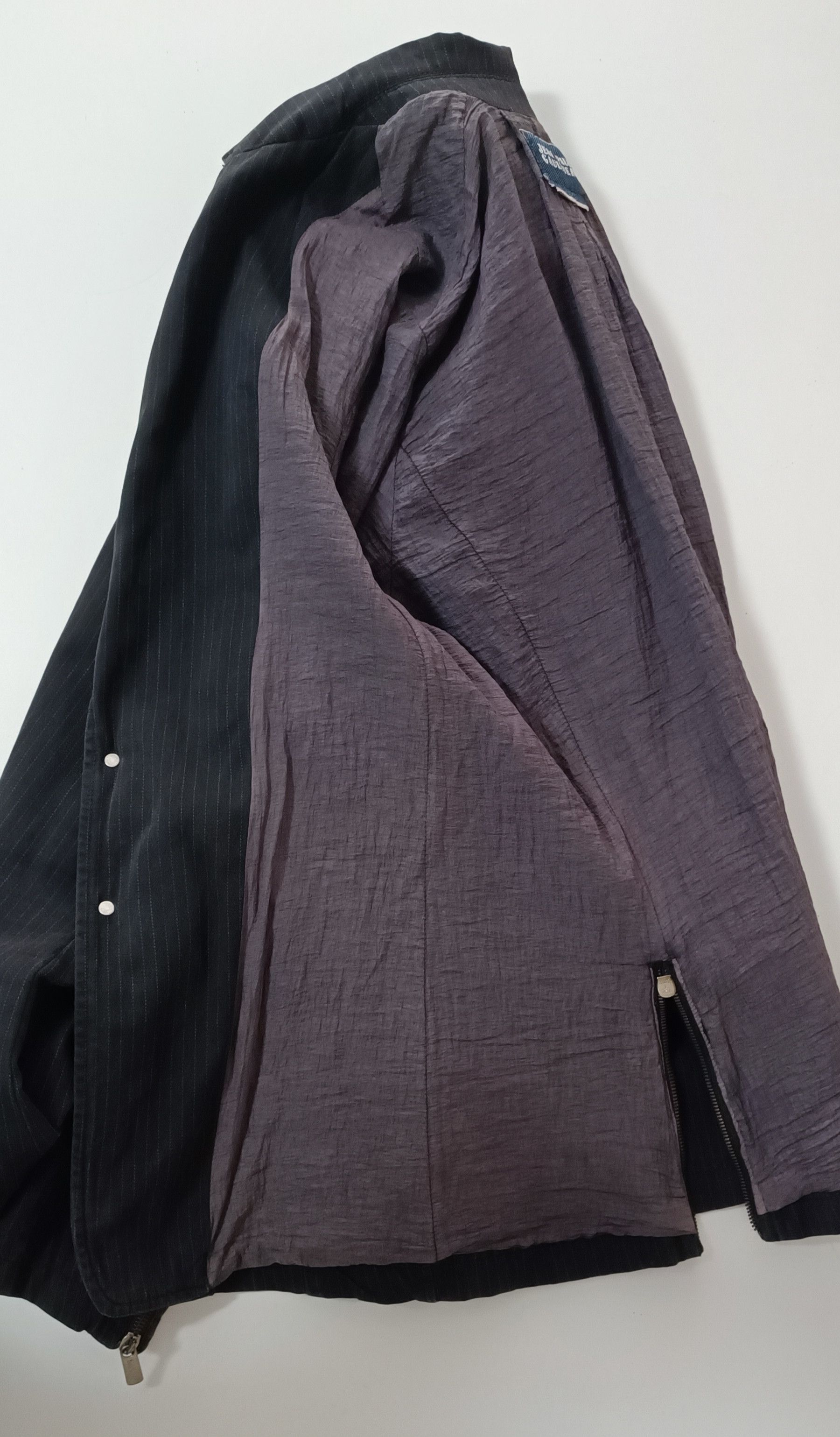Jean Paul Gaultier Striped gray cotton jacket Size US S / EU 44-46 / 1 - 9 Thumbnail