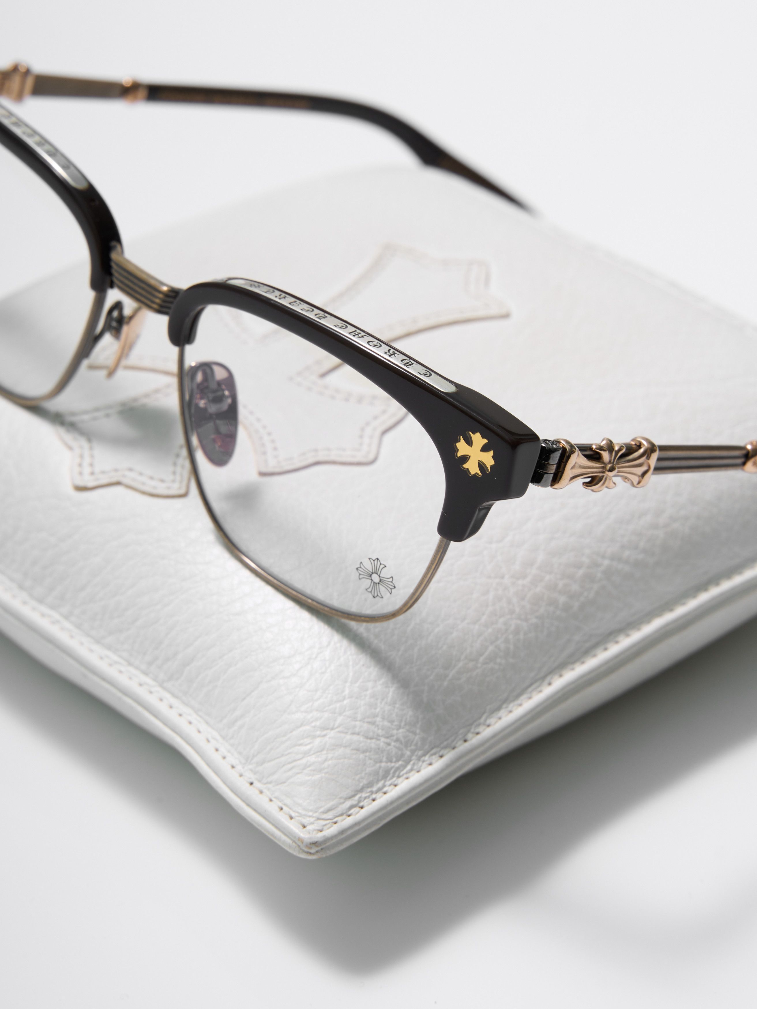 Chrome Hearts CHROME HEARTS BONENNOISSEUR II CLASSIC BROWN/ANTIQUE GOLD Size ONE SIZE - 4 Thumbnail