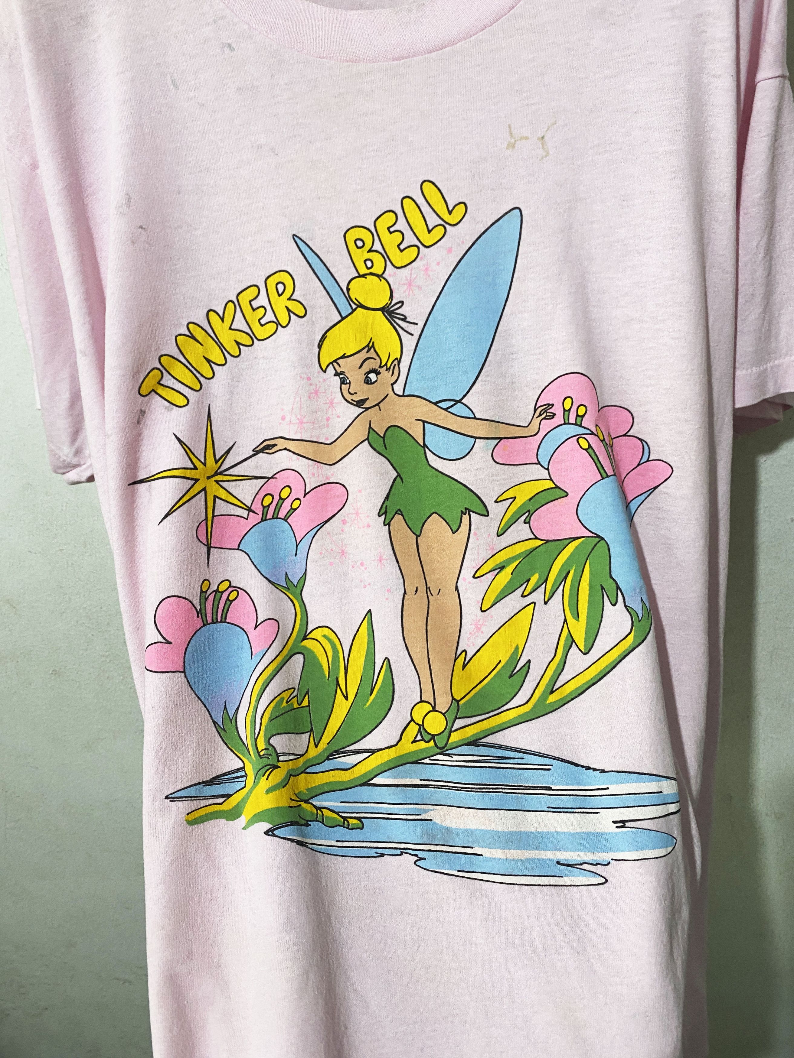 Disney × Vintage Vintage 90s Tinkerbell Shirt Size US L / EU 52-54 / 3 - 2 Thumbnail