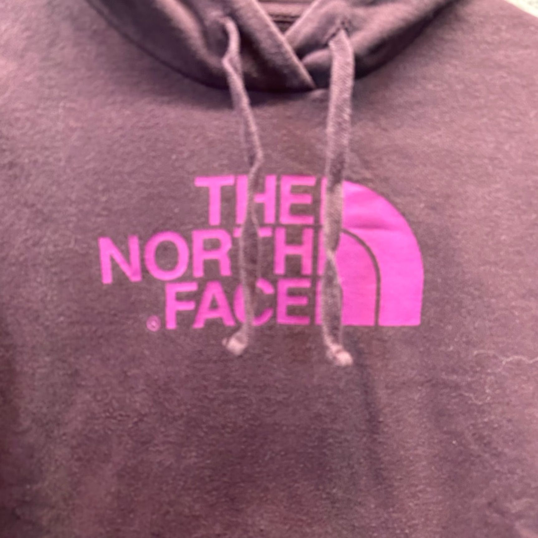 The North Face The North Face Hoodie Womens Small Purple Cotton Pullover Sweatshirt TNF Ladies Size S / US 4 / IT 40 - 3 Thumbnail