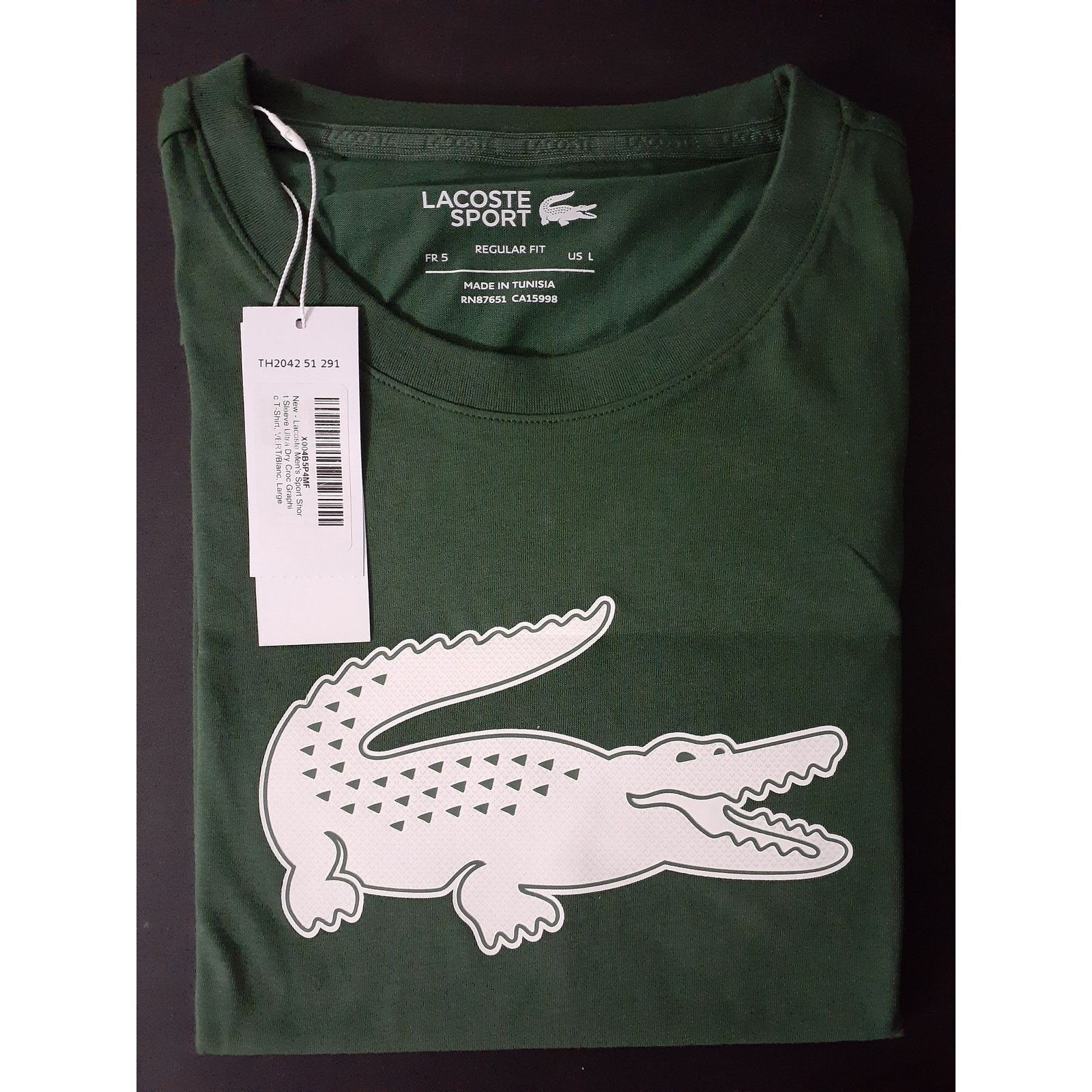 Lacoste Lacoste Men's Regular-fit Ultra Dry Graphic T-Shirt L Size US L / EU 52-54 / 3 - 3 Thumbnail