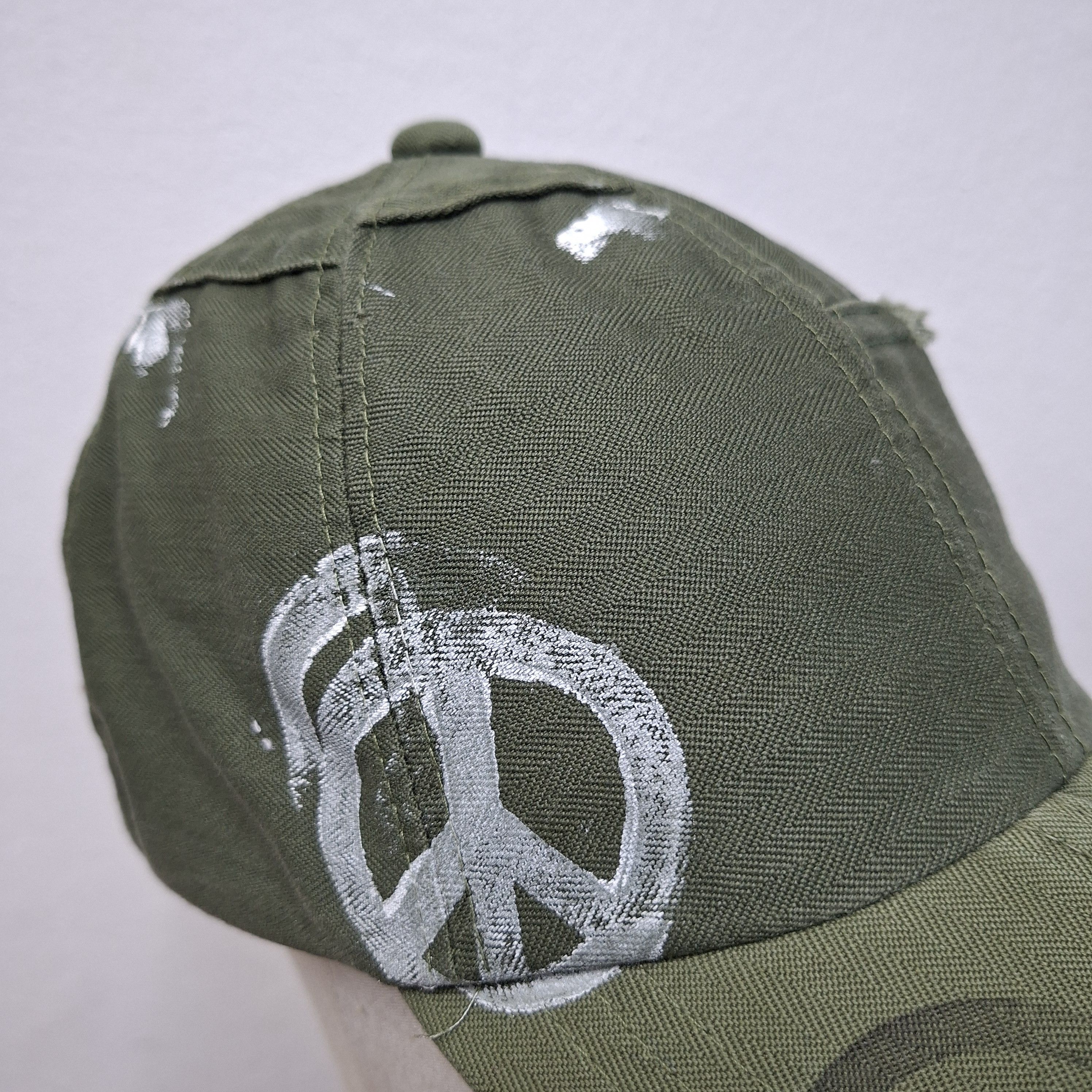 Japanese Brand 💥Japan military army style distressed cap Size ONE SIZE - 7 Thumbnail
