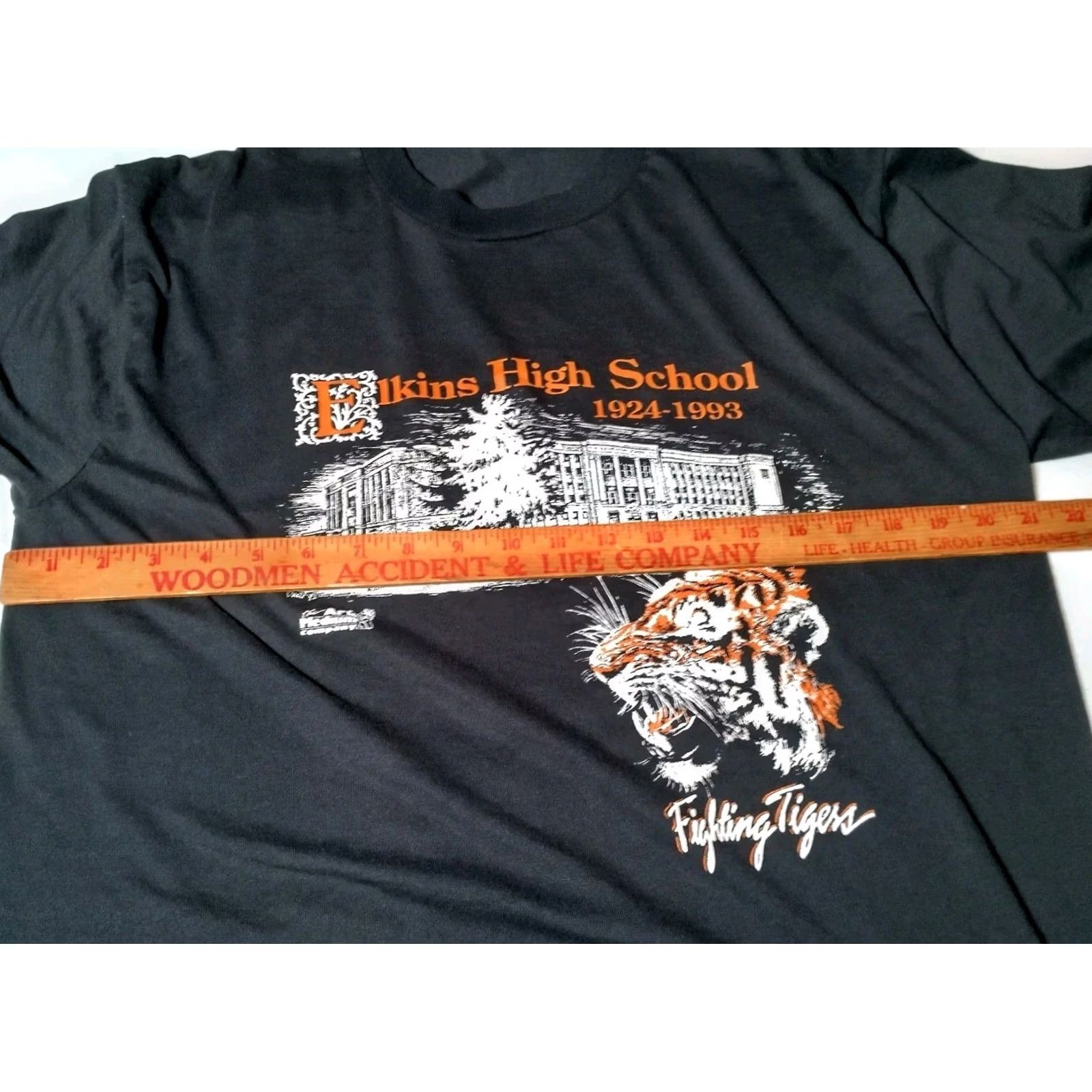Vintage VINTAGE Elkins West Virginia High School Shirt Large Long Sleeve Academia 1990s Size US L / EU 52-54 / 3 - 7 Thumbnail