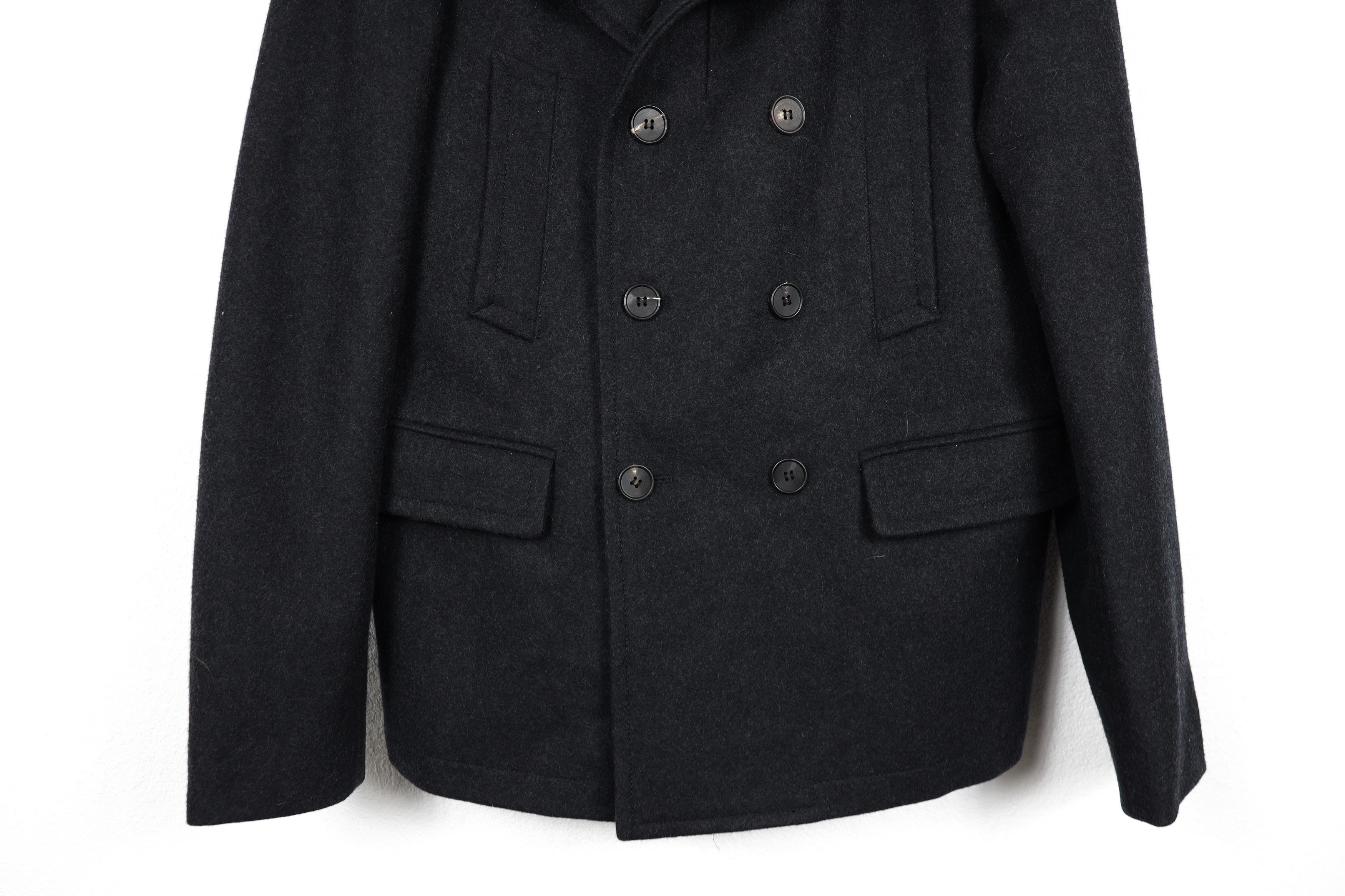 Allsaints AllSaints Raynes Wool Pea Coat Avant Garde Size US M / EU 48-50 / 2 - 3 Thumbnail