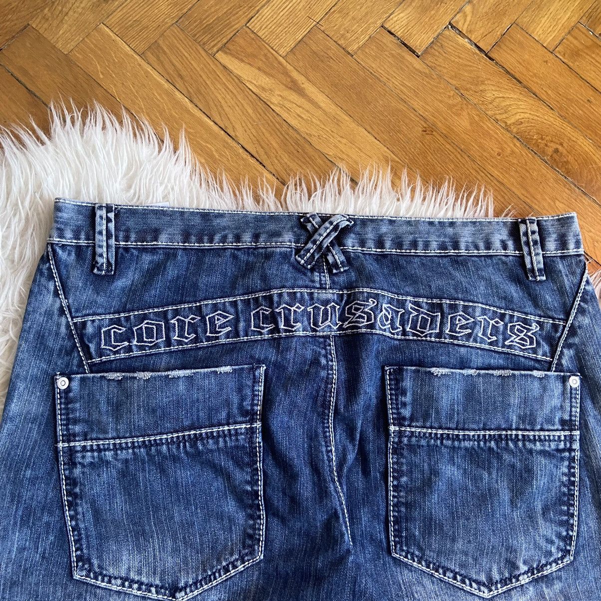 Rainbow 📌 Crazy Rainbow Y2K Avant-Garde Denim Jeans Size US 38 / EU 54 - 5 Thumbnail