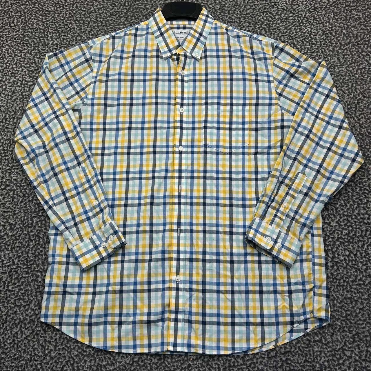 L.L. Bean L.L. Bean Button Down Shirt Men Plaid Collared Cotton L Size US L / EU 52-54 / 3 - 1 Thumbnail