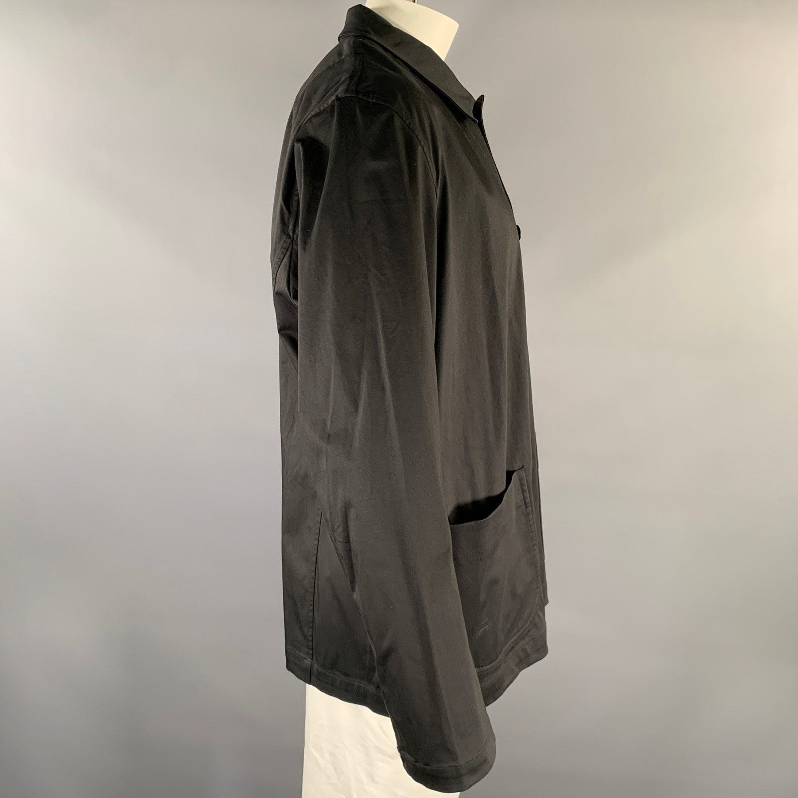 Rag & Bone RAG & BONE Chest Size XXL Black Cotton Blend Chore Coat Size US XXL / EU 58 / 5 - 2 Thumbnail