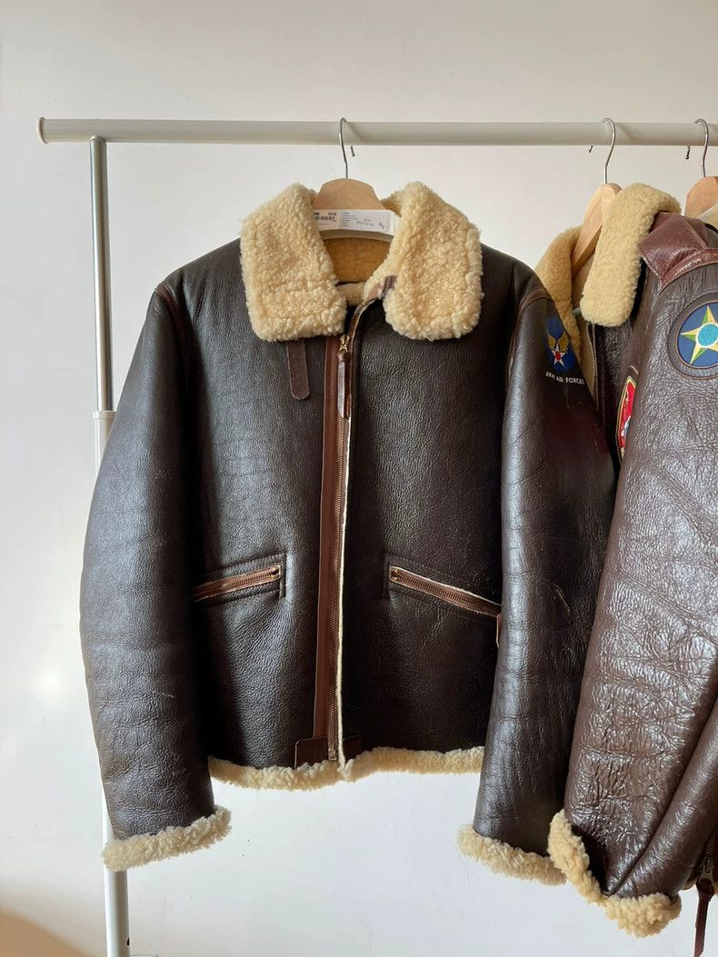 The Real McCoy's The Real McCoy Fur-Lined Flight Jacket Size US S / EU 44-46 / 1 - 1 Thumbnail