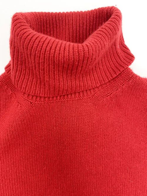 Celine o1w1db10526 2ADTH9 Turtleneck Sweater in Red Size XS / US 0-2 / IT 36-38 - 3 Thumbnail