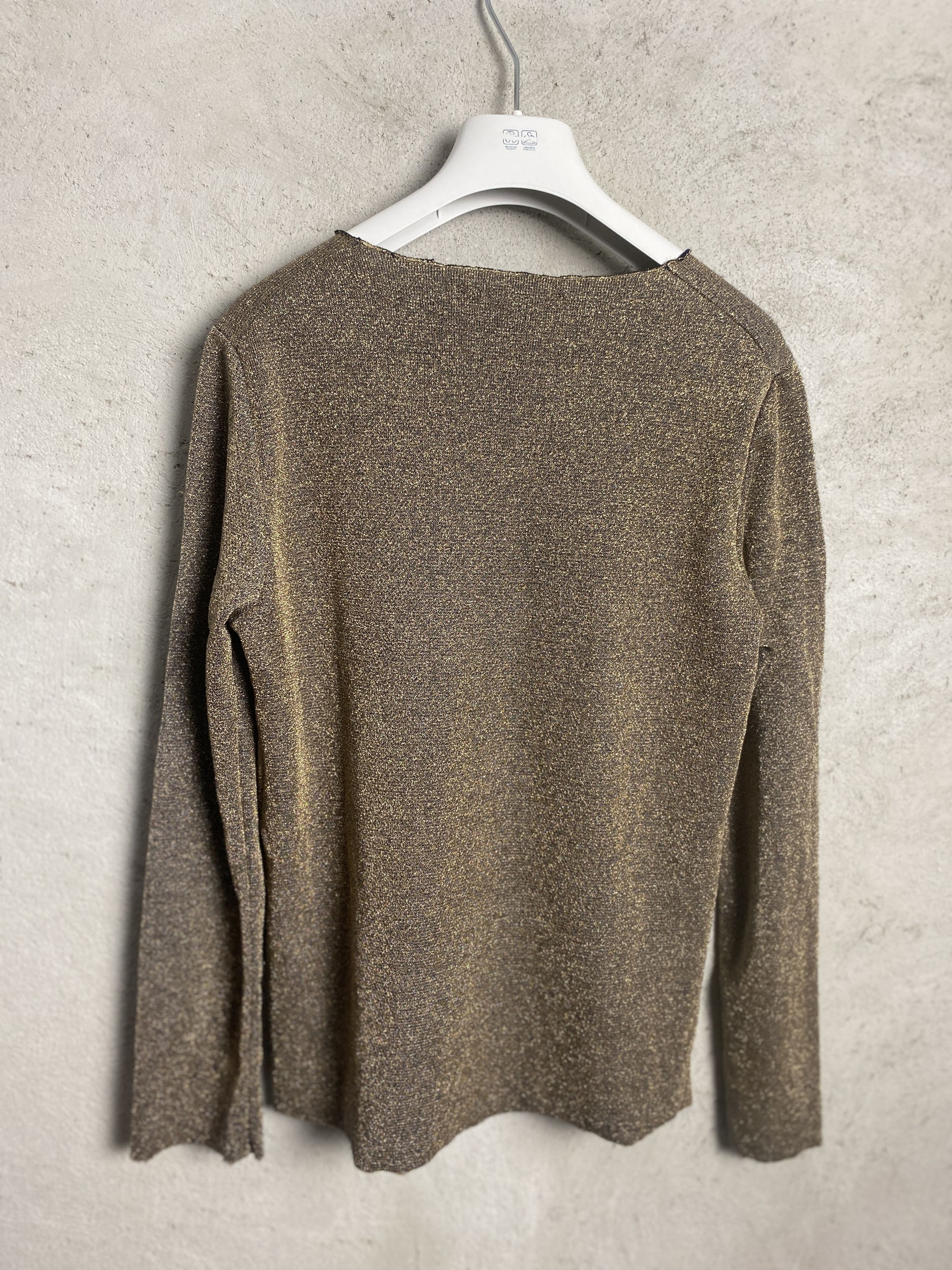 Comme des Garcons Comme des Garcons wool gold sweater knitwear Size M / US 6-8 / IT 42-44 - 4 Thumbnail
