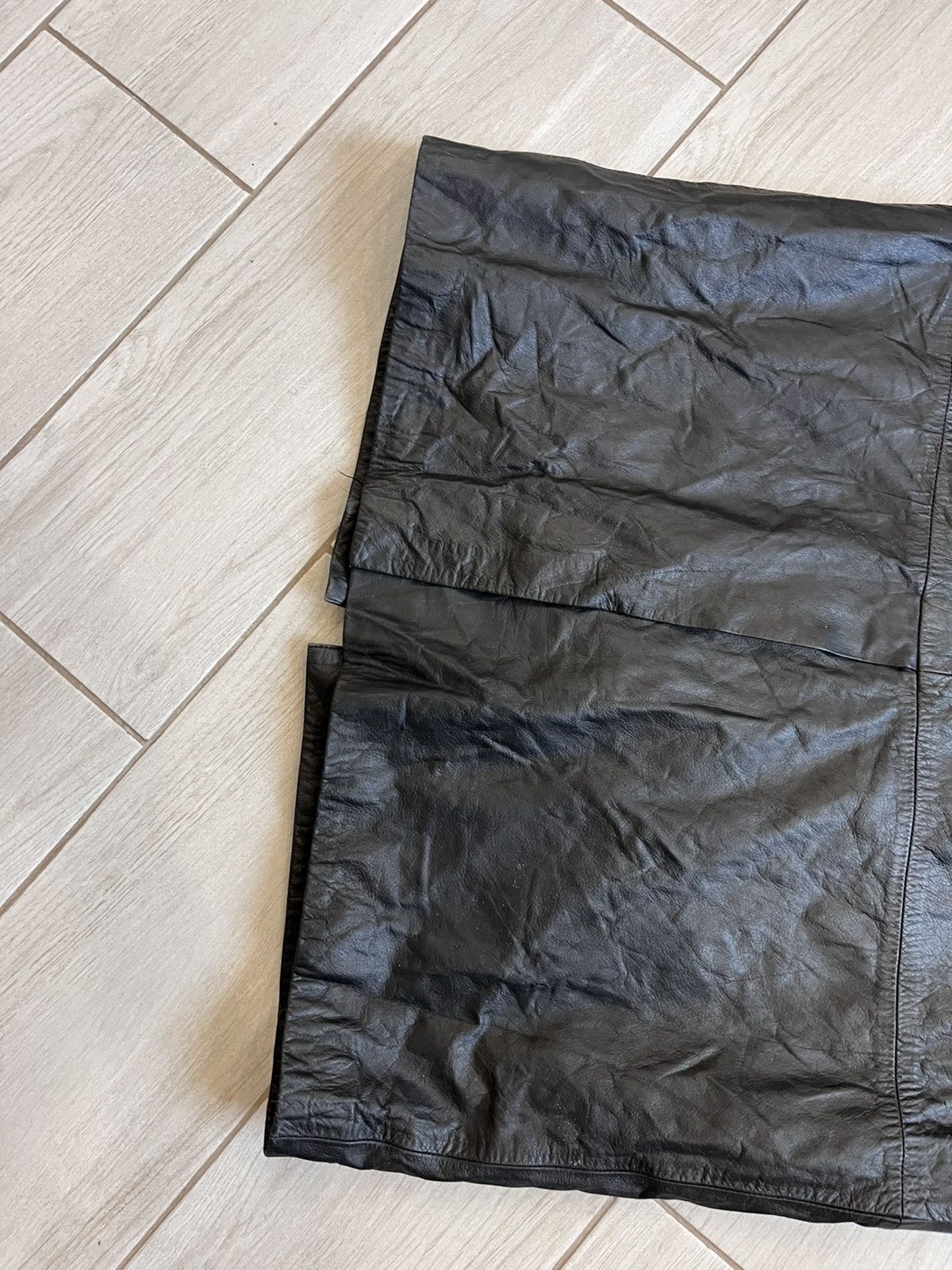 Vintage Vintage Comint Leather Coat Jacket Black minimalistic retro Size US XL / EU 56 / 4 - 19 Thumbnail