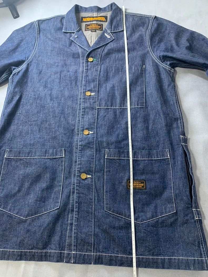 Neighborhood NEIGHBORHOOD Nissan Long Denim Jacket 2504-Nextarrow Size US L / EU 52-54 / 3 - 8 Thumbnail