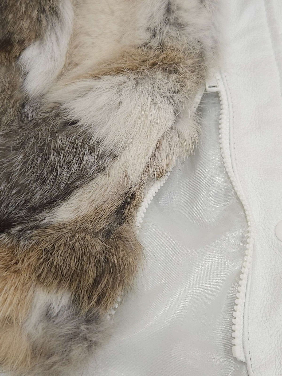 Danier 100% Leather Raccoon Fur Lining Rabbit Hooded Coat By Danier Size M / US 6-8 / IT 42-44 - 12 Thumbnail