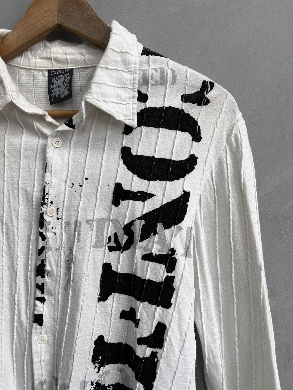 Diesel Distressed 3d opium gothic long sleeve hysteric glamour y2k Size US L / EU 52-54 / 3 - 3 Thumbnail