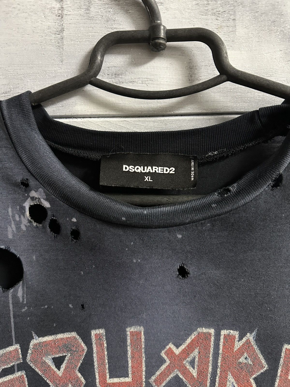 Dsquared2 Very Rare Luxury T-shirt DSQUARED2 Cigarette Fit SS2019 XL Size US XL / EU 56 / 4 - 7 Thumbnail