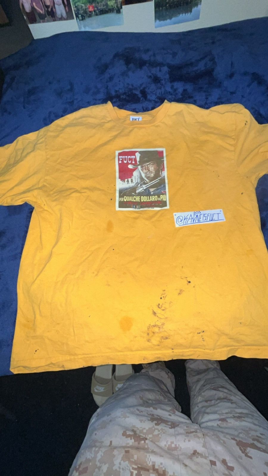 FUCT Worn Fuct Clint Eastwood shirt Size US XL / EU 56 / 4 - 1 Thumbnail