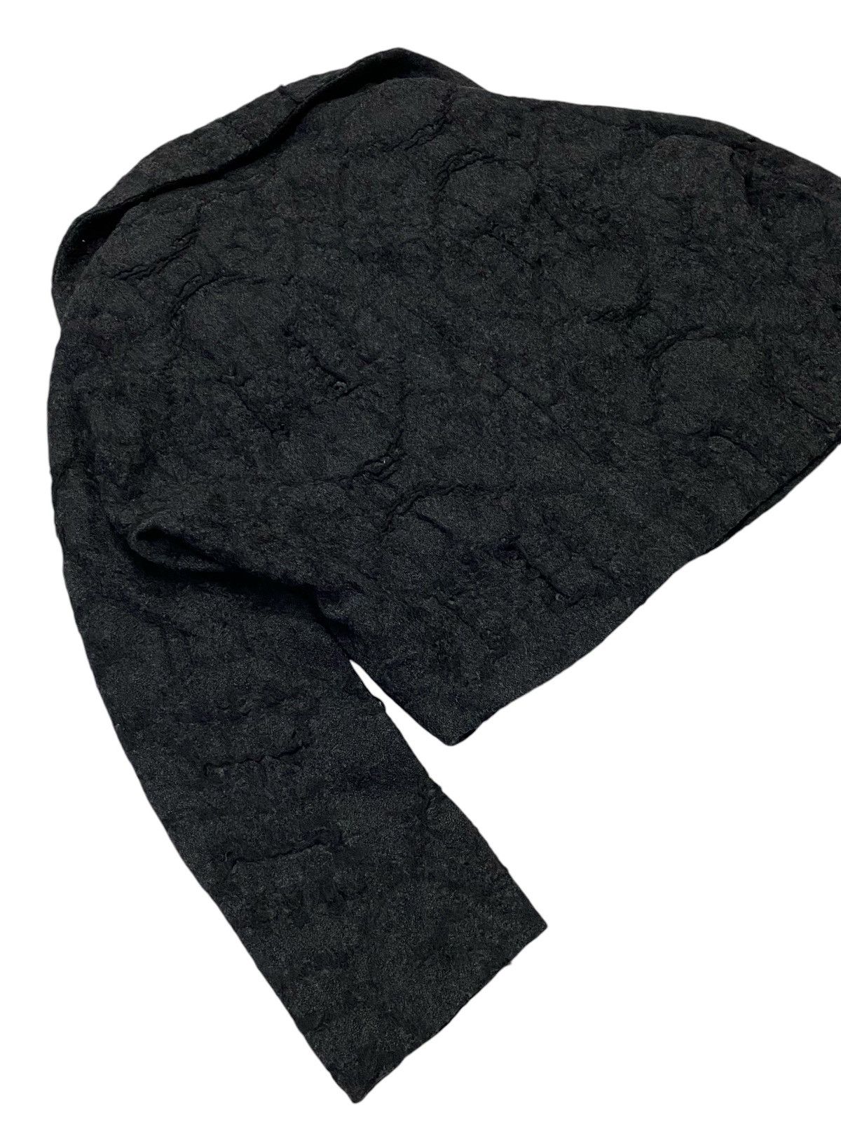 Yohji Yamamoto Yohji Yamamoto Y,s Embossed Pattern Wool Jacket Size M / US 6-8 / IT 42-44 - 19 Thumbnail